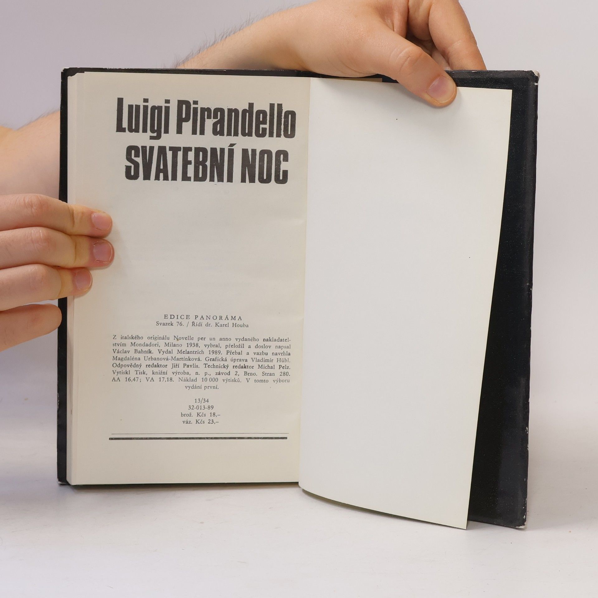 Luigi Pirandello Svatební noc