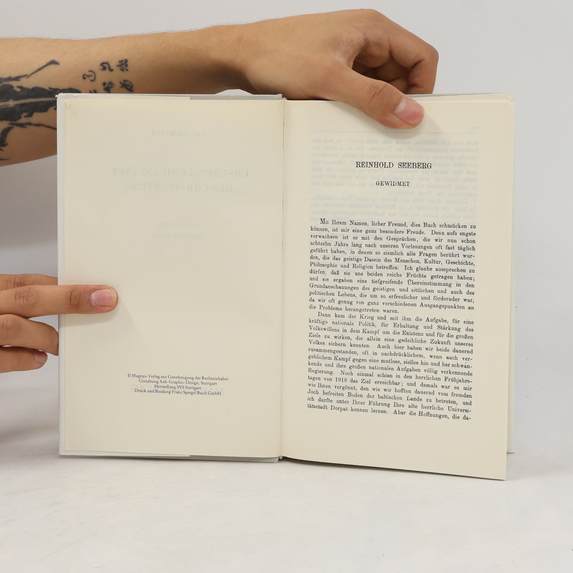 Eduard Meyer Urgeschichte des Christentums Band 1