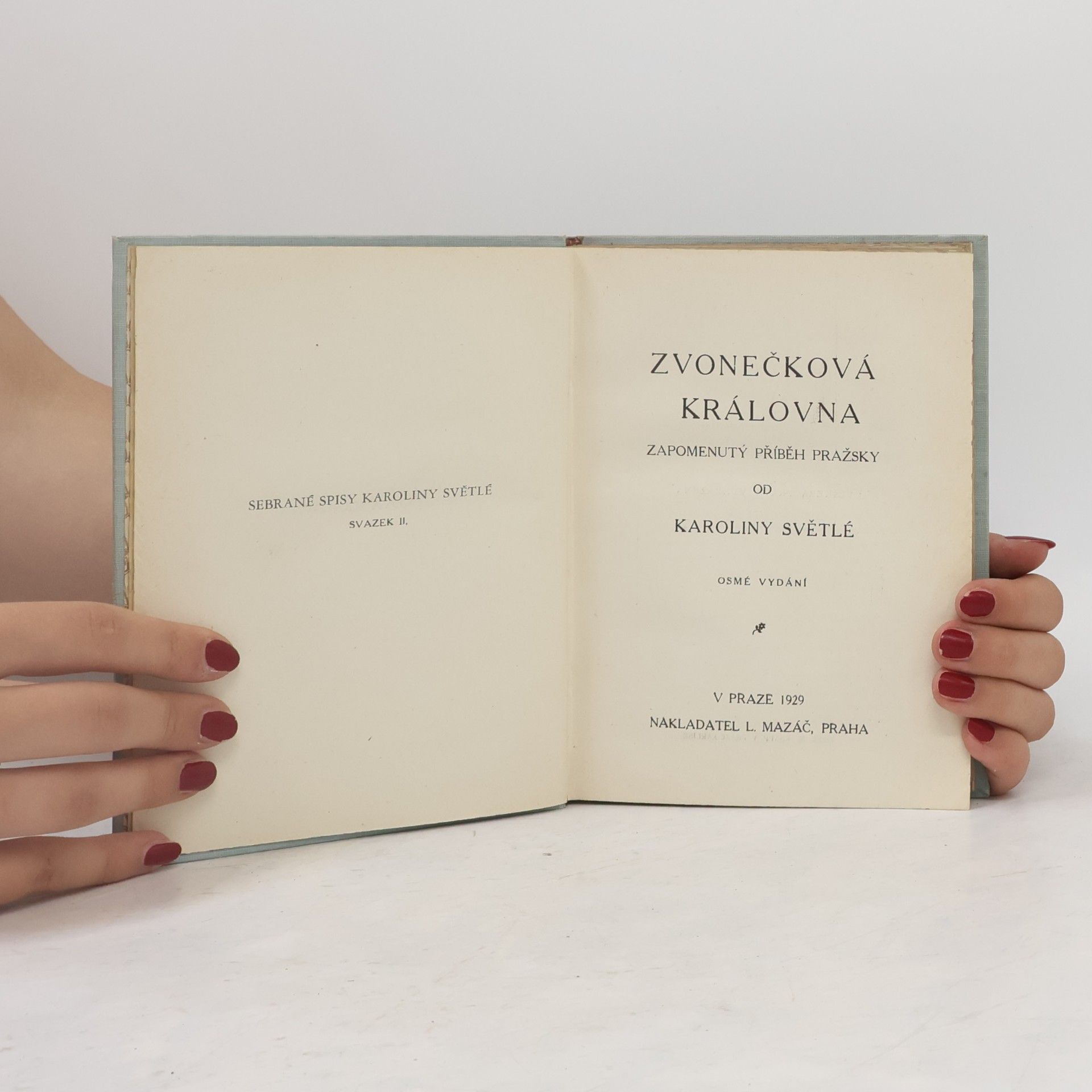 Karolina Světlá Zvonečková královna