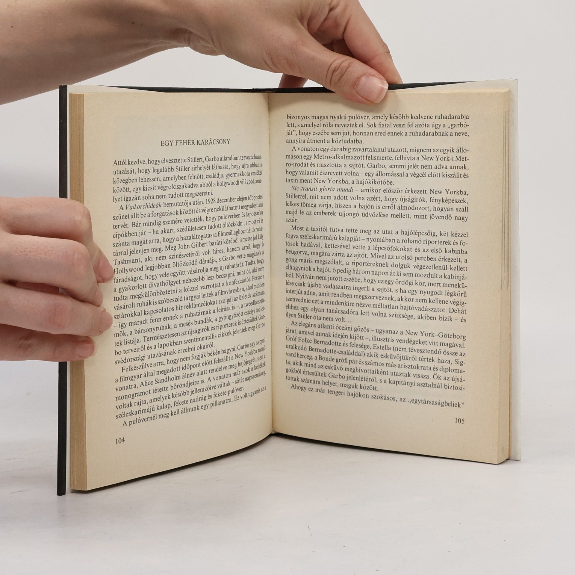 Judit Csengery Greta Garbo