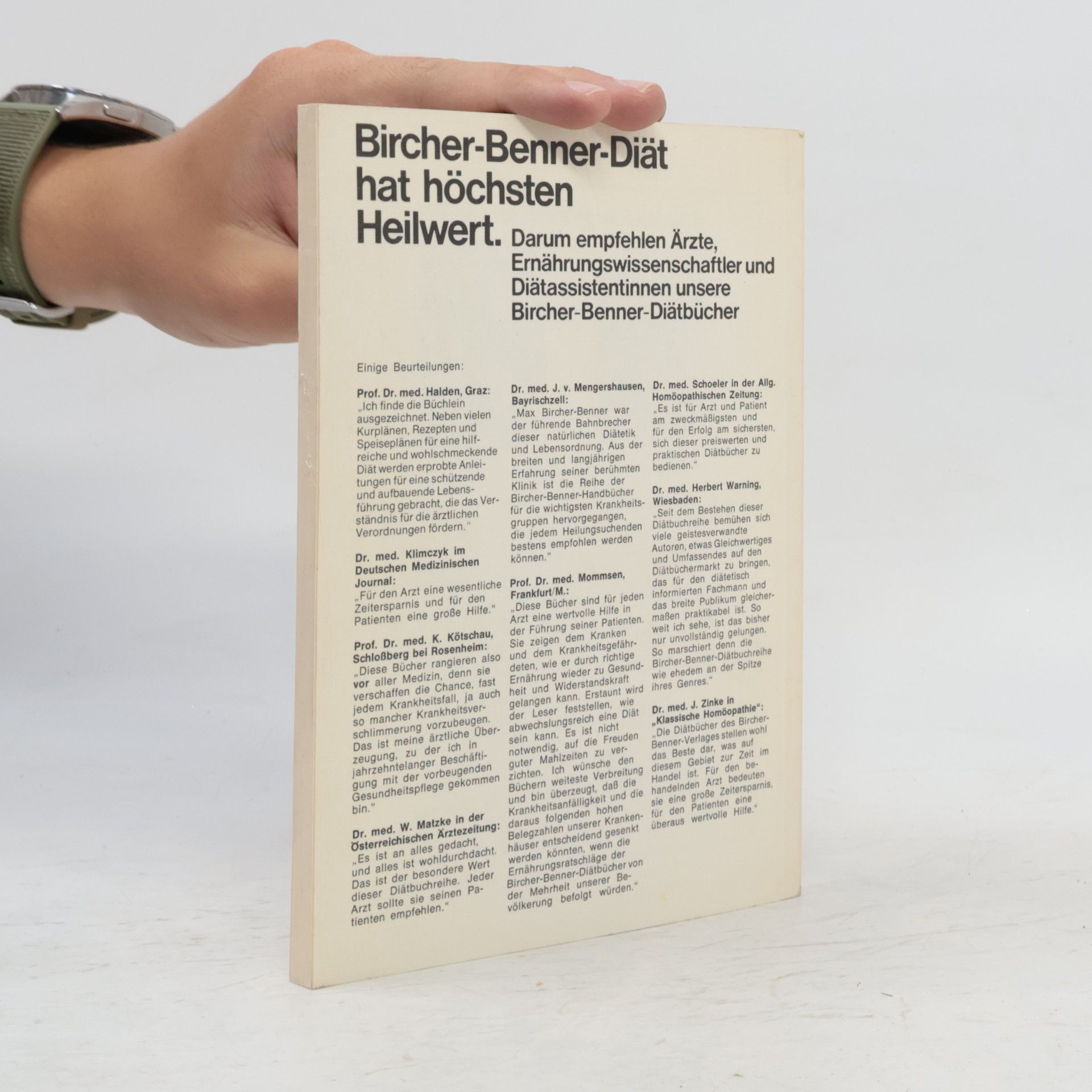 Autorenkollektiv Bircher-Benner-Handbuch für Hautkranke 10