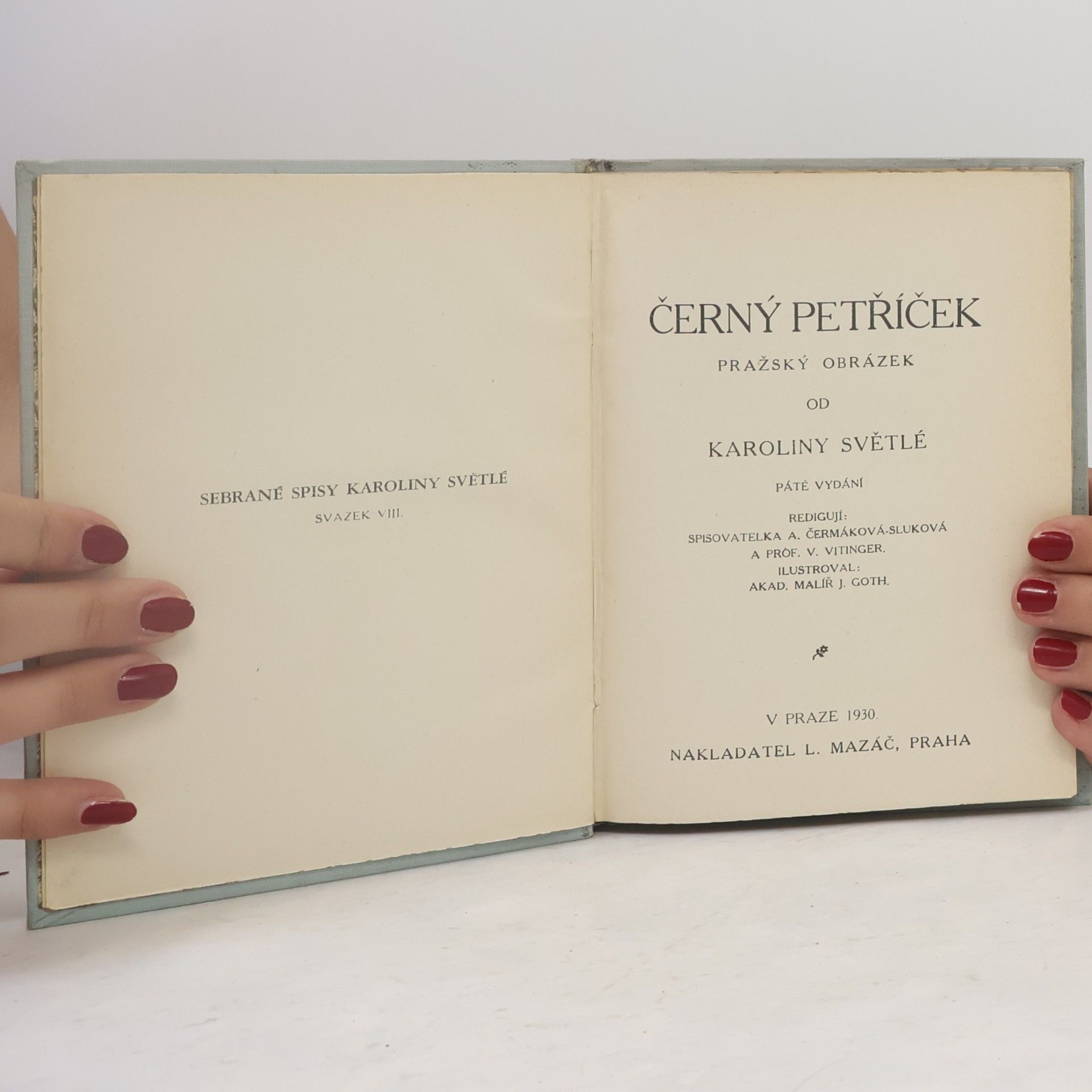Karolina Světlá Černý Petříček