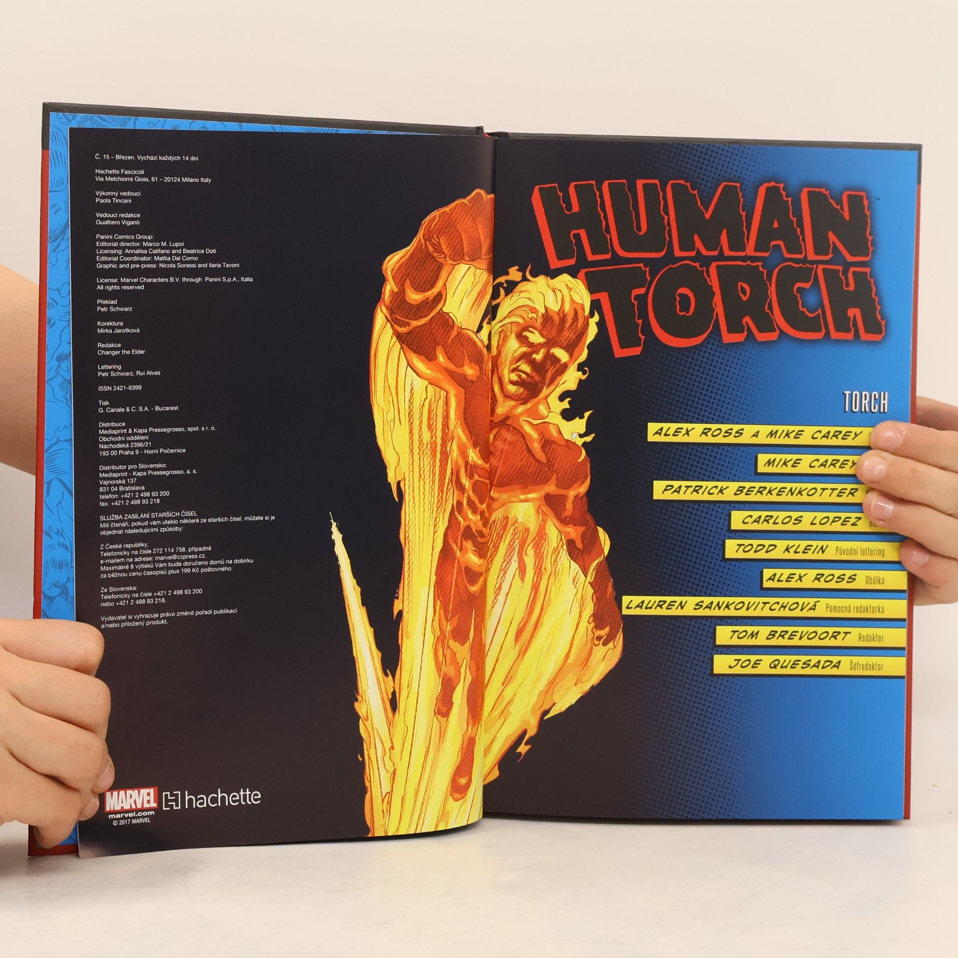 Jim Hammond Nejmocnější hrdinové Marvelu 15. Human Torch