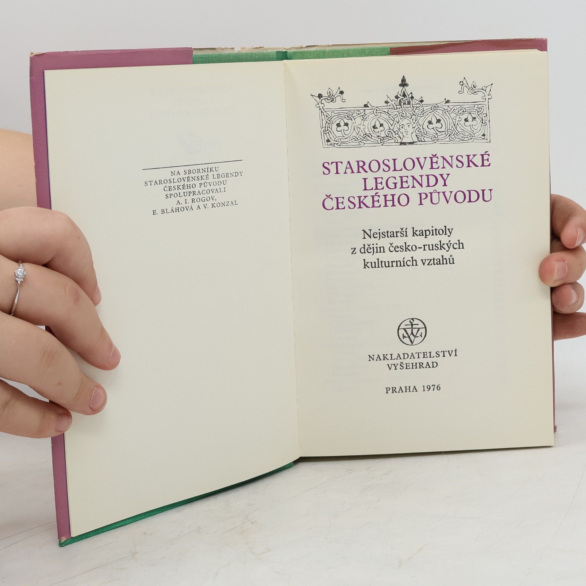 Kolektiv autorů Staroslověnské legendy českého původu