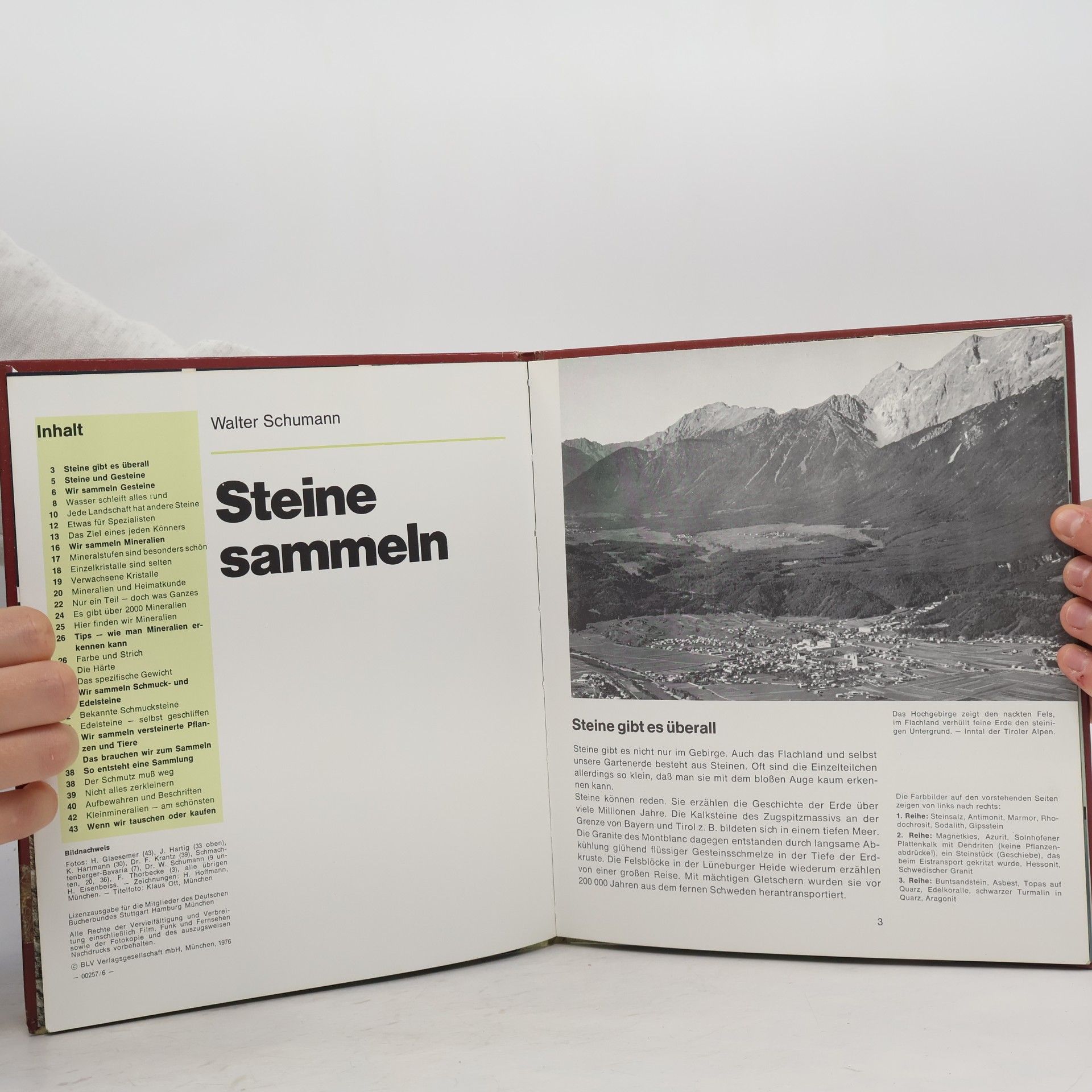 Walter Schumann Steine sammeln