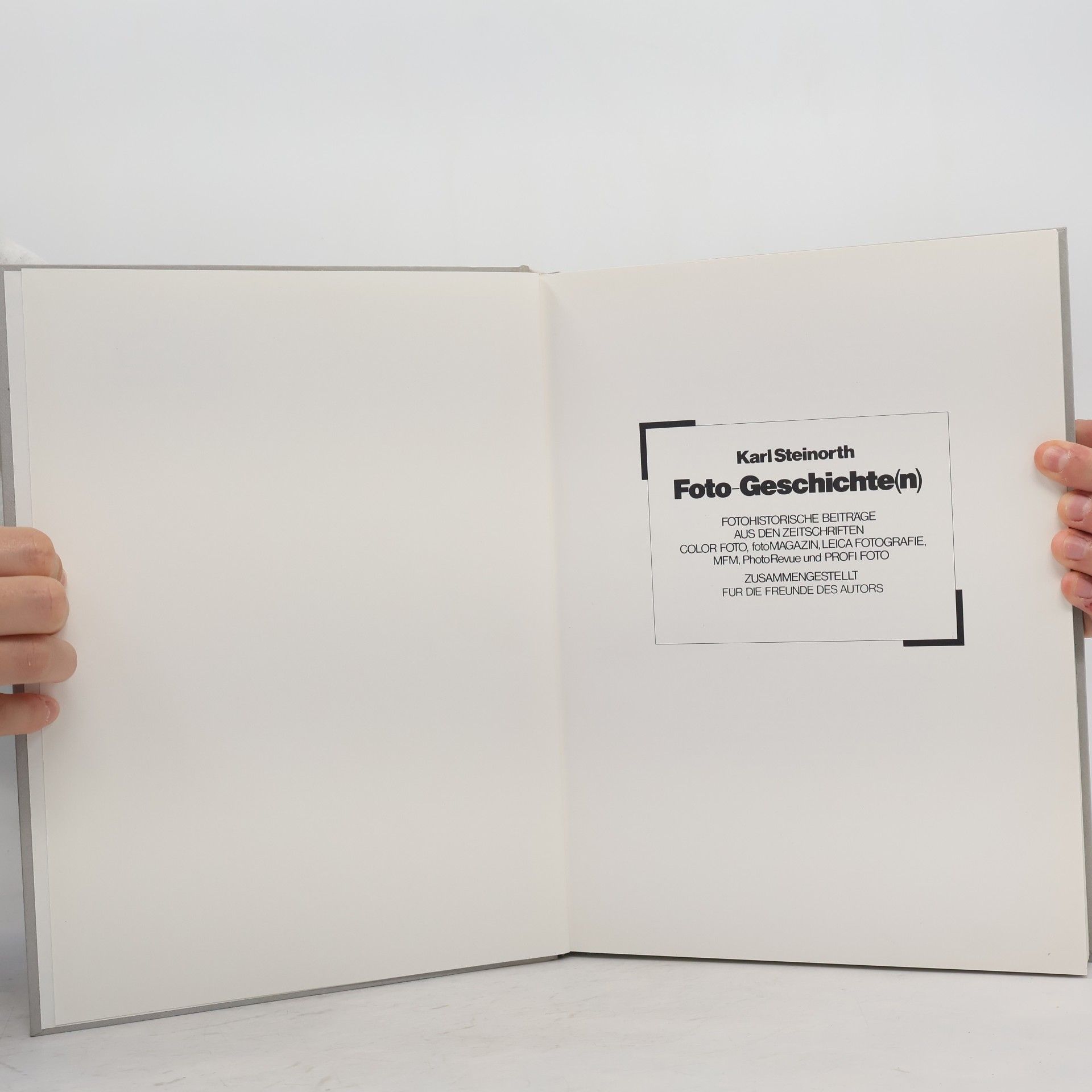 Karl Steinorth Foto-Geschichte(n)
