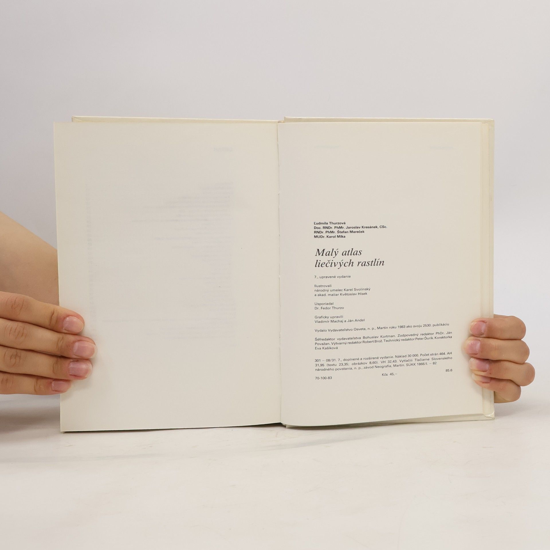 Ludmila Thurzová Malý atlas liečivých rostlín
