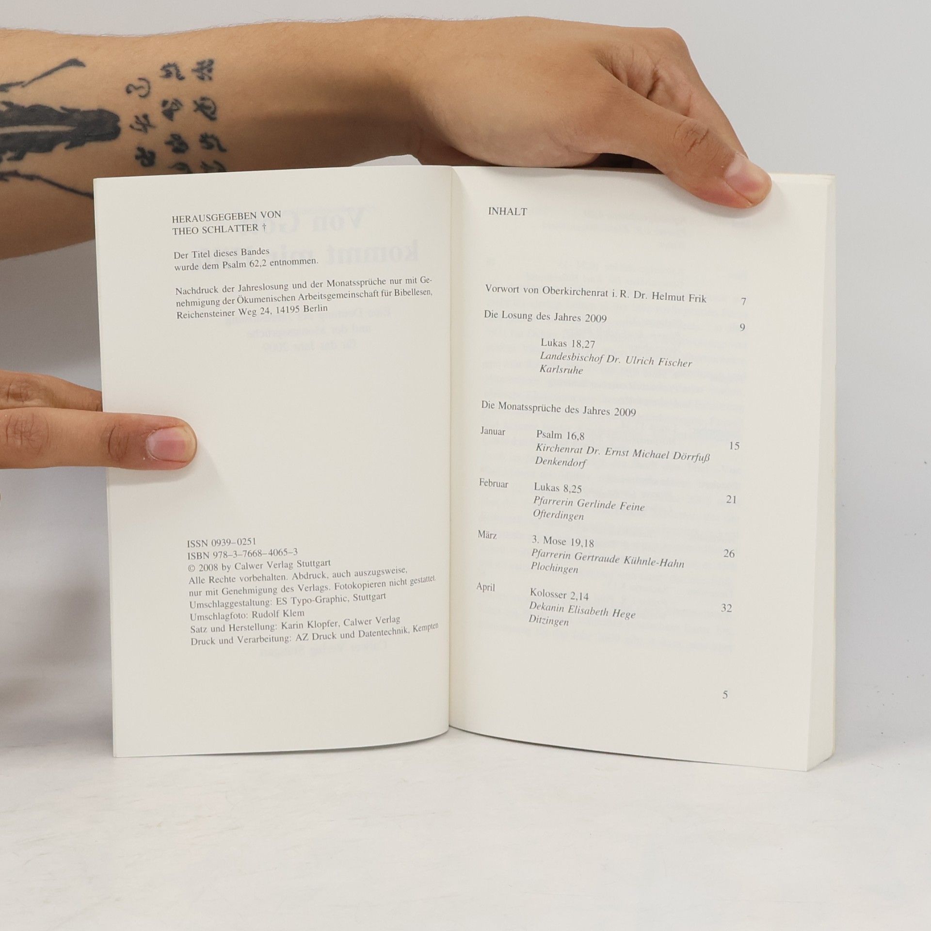Calwer Taschenbibliothek - 114: Von Gott kommt mir Hilfe