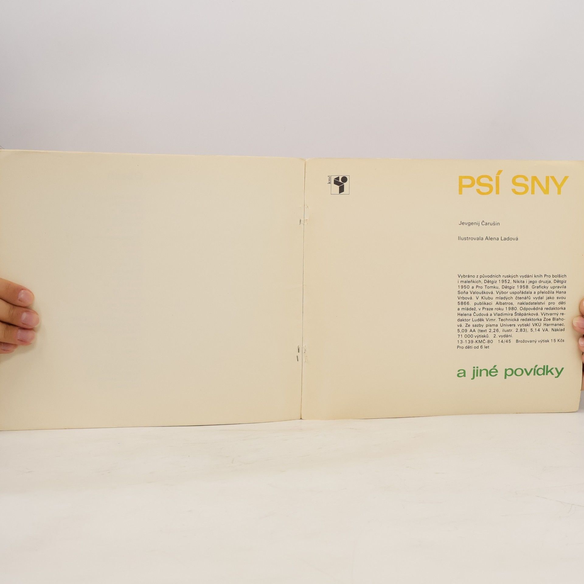 Jevgenij Ivanovič Čarušin Psí sny a jiné povídky