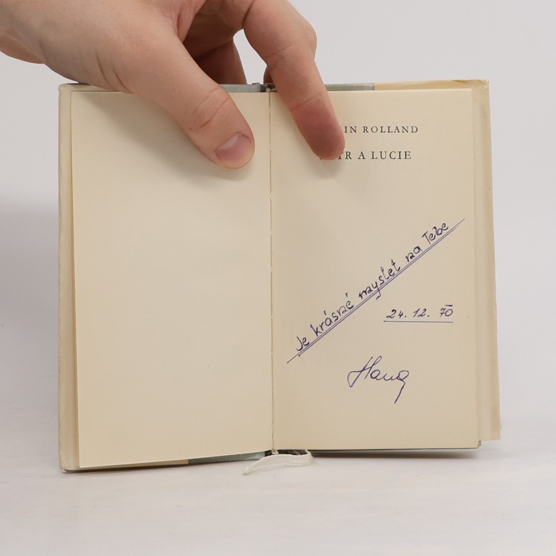 Romain Rolland Petr a Lucie