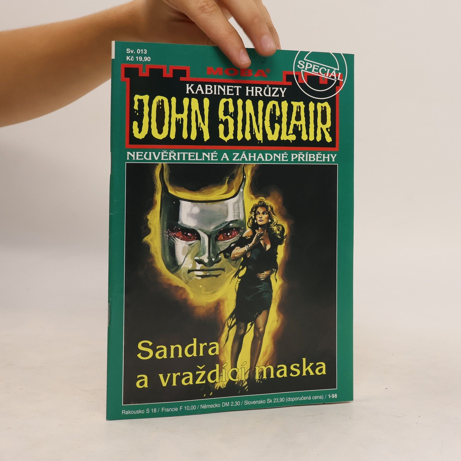Jason Dark Sandra a vraždící maska