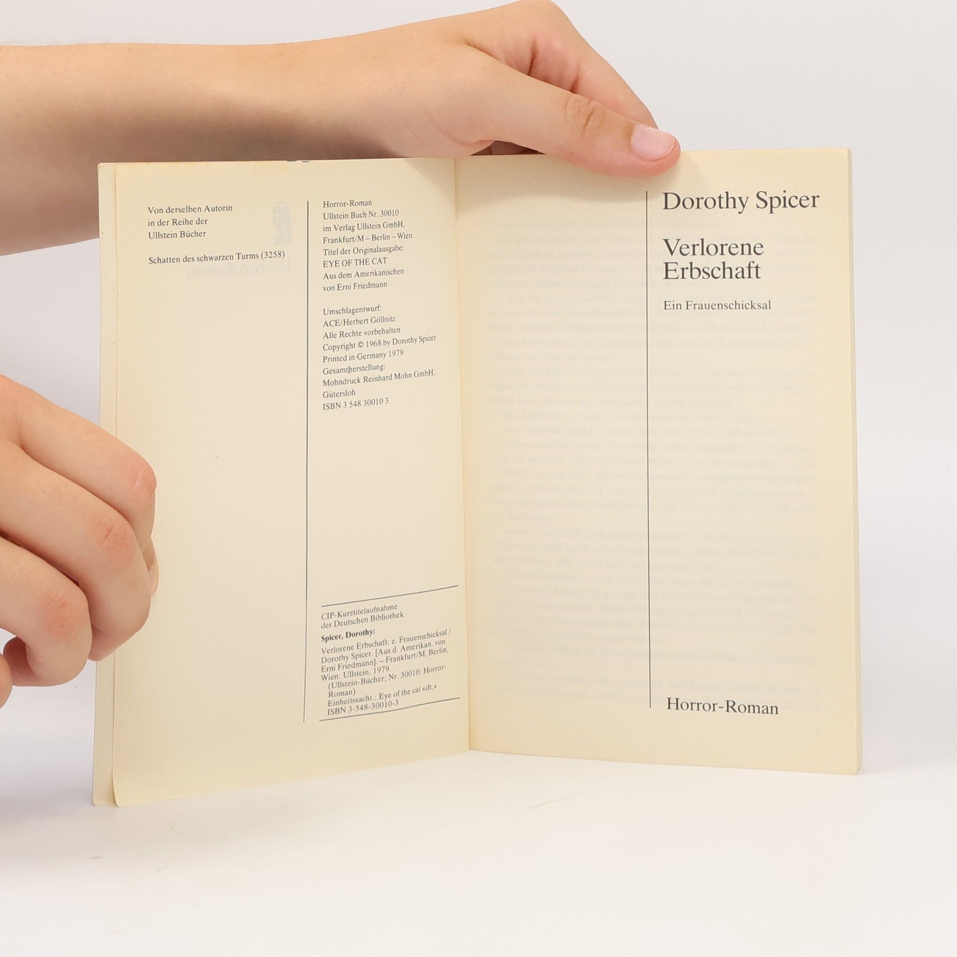 Dorothy Spicer Verlorene Erbschaft