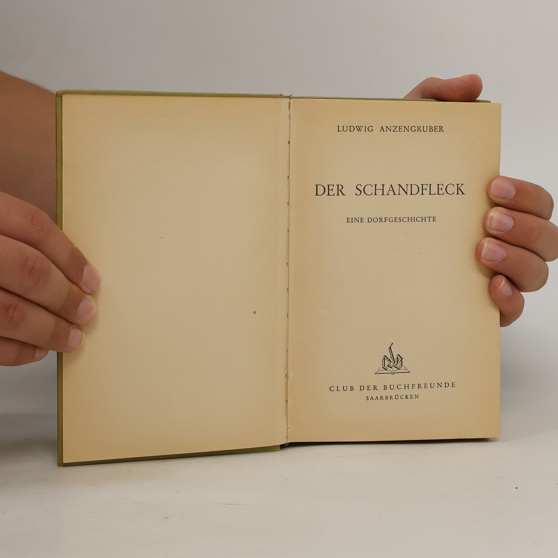 Ludwig Anzengruber Der Schandfleck