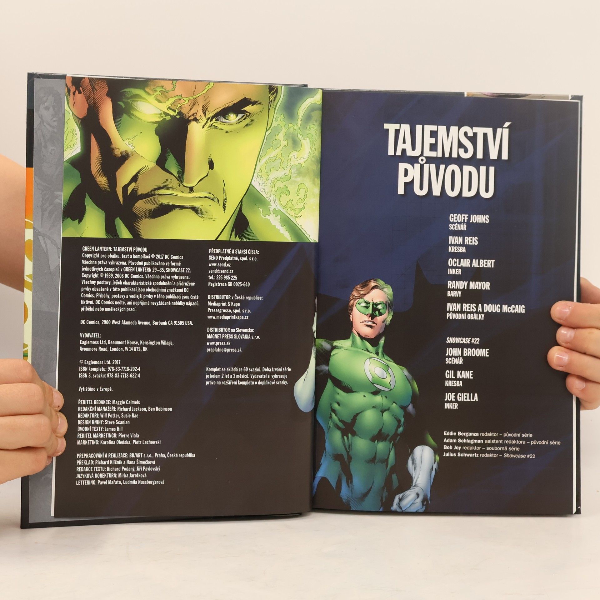 Kolektív autorov Green Lantern. Tajemství původu