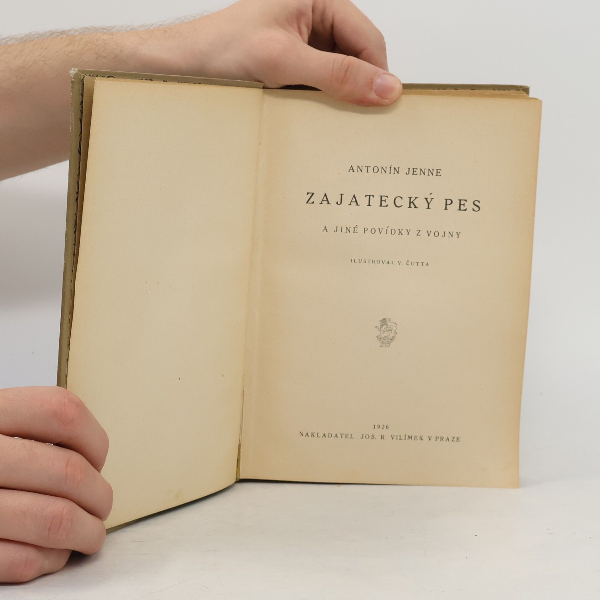 Antonín Jenne Zajatecký pes a jiné povídky z vojny