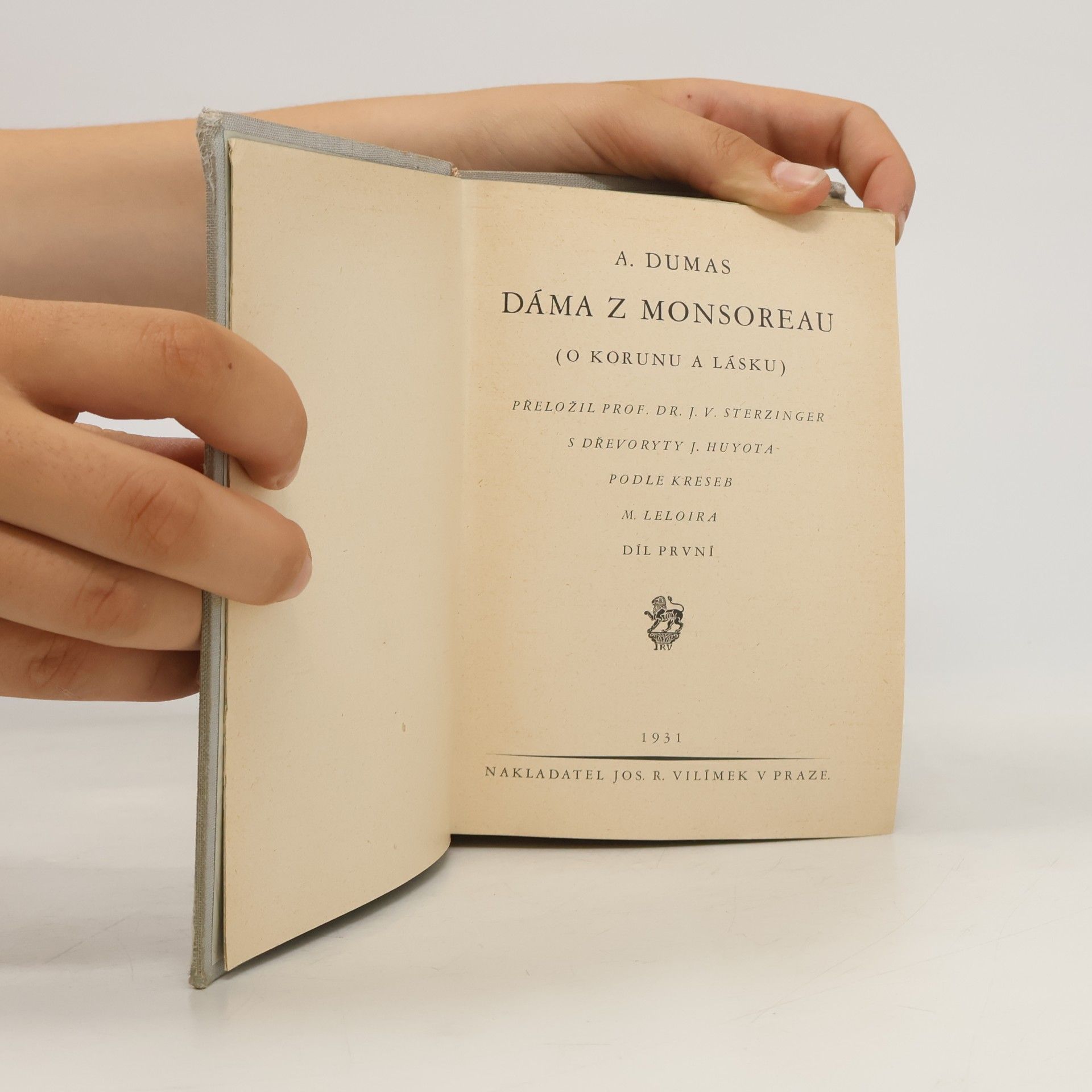 Alexandre Dumas Dáma z Monsoreau I.