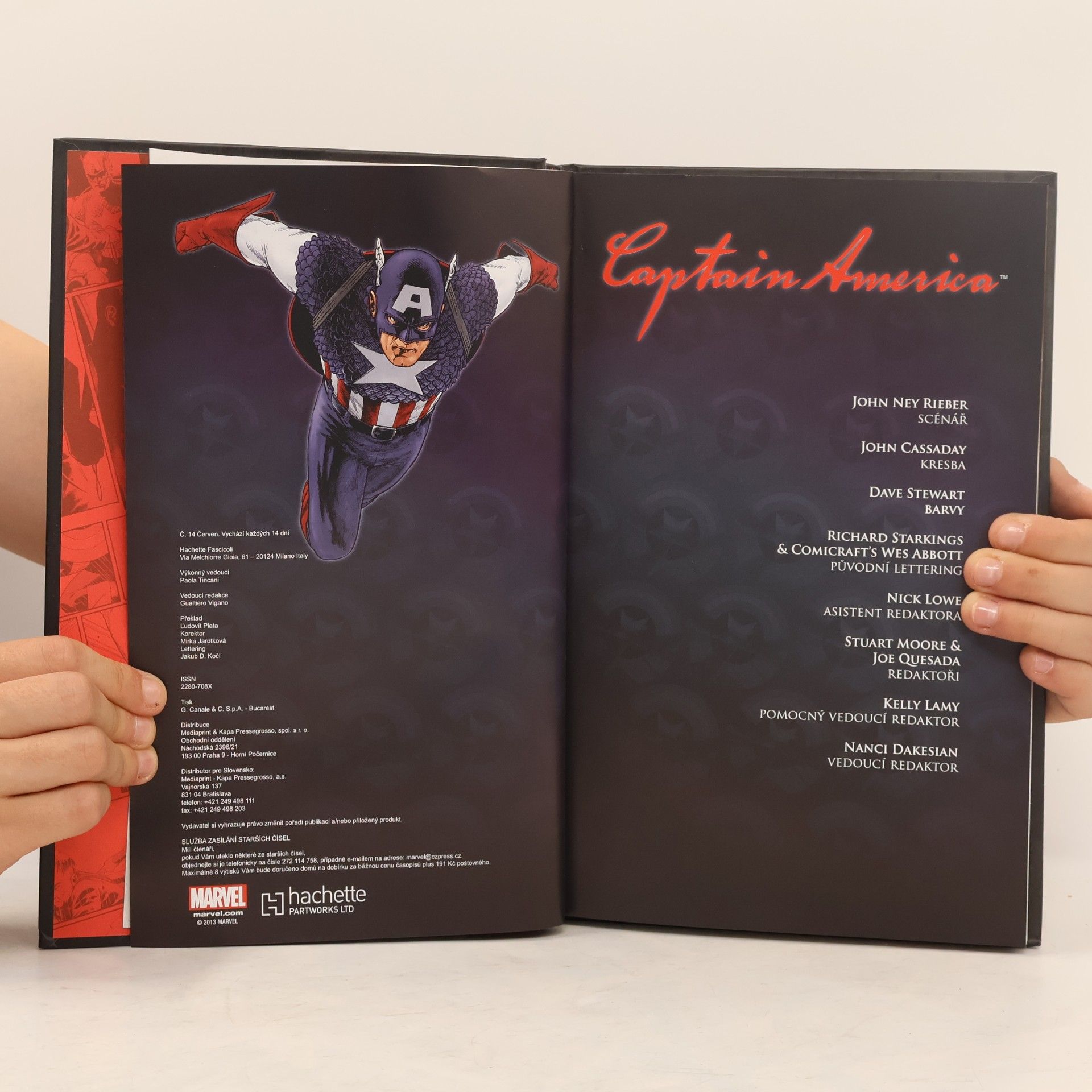 John Cassaday Ultimátní komixový komplet 14. Captain America. Nový úděl