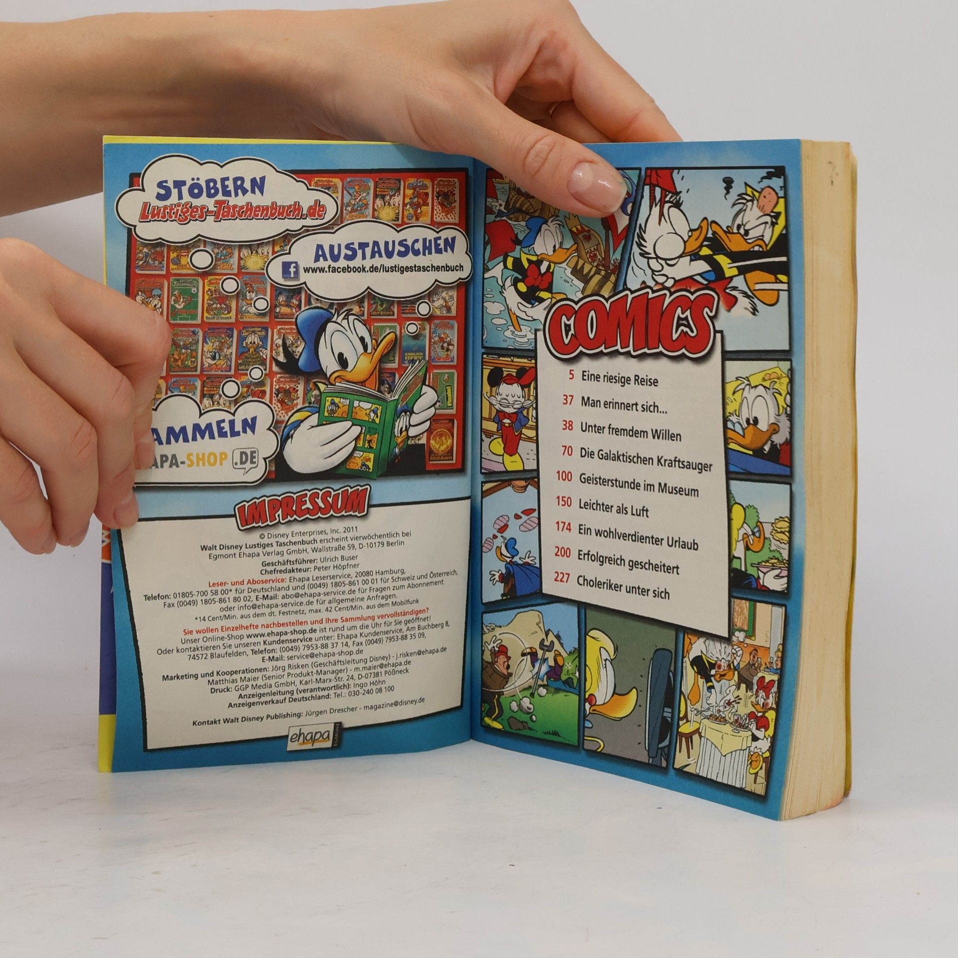 Walt Disney Lustiges Taschenbuch 417. Sommer...