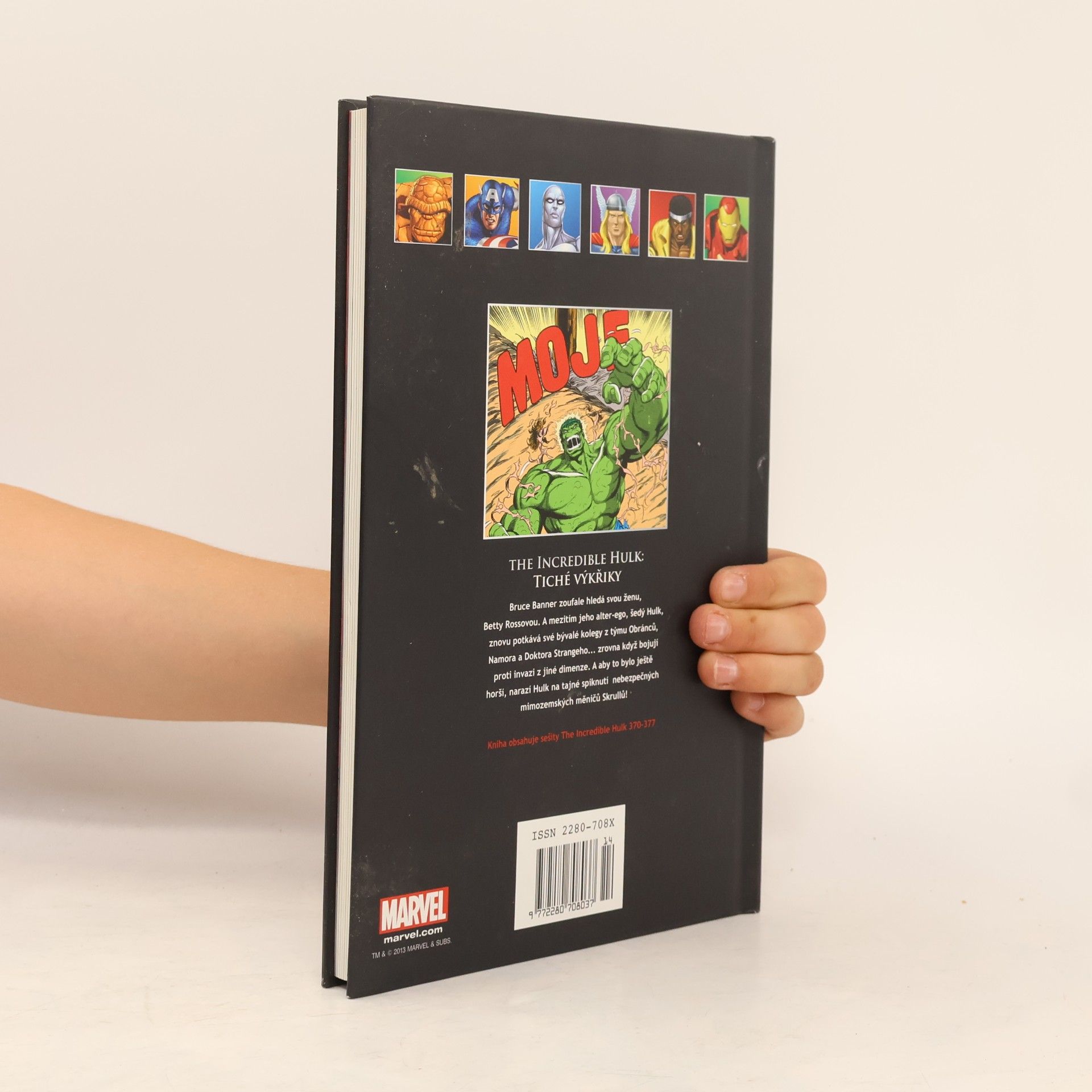 Jiří Pavlovský Ultimátní komiksový komplet Marvel 11. The Incredible Hulk. Tiché výkřiky