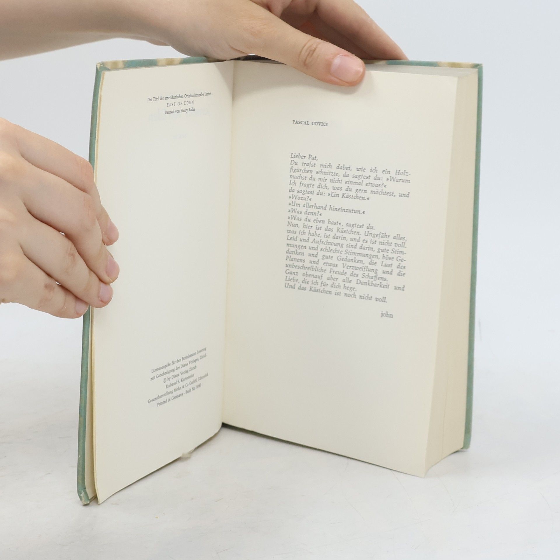 John Steinbeck Jenseits von Eden