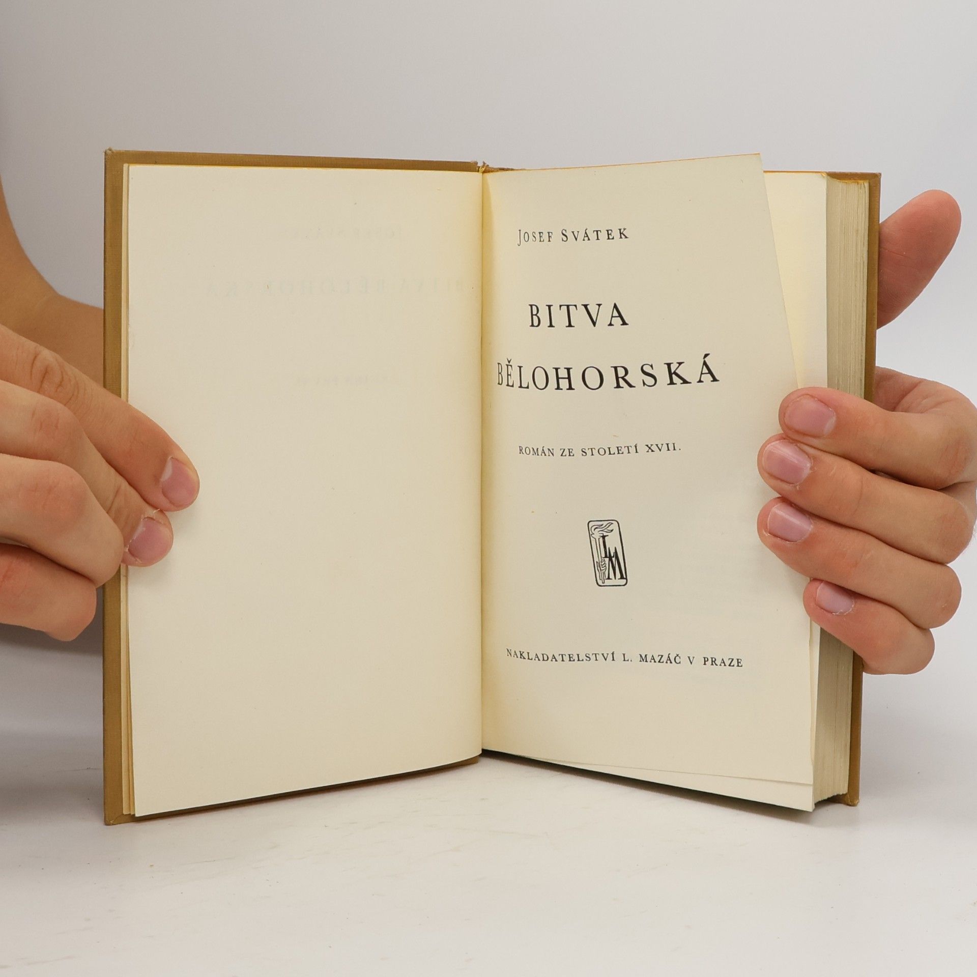 Josef Svátek Bitva Bělohorská