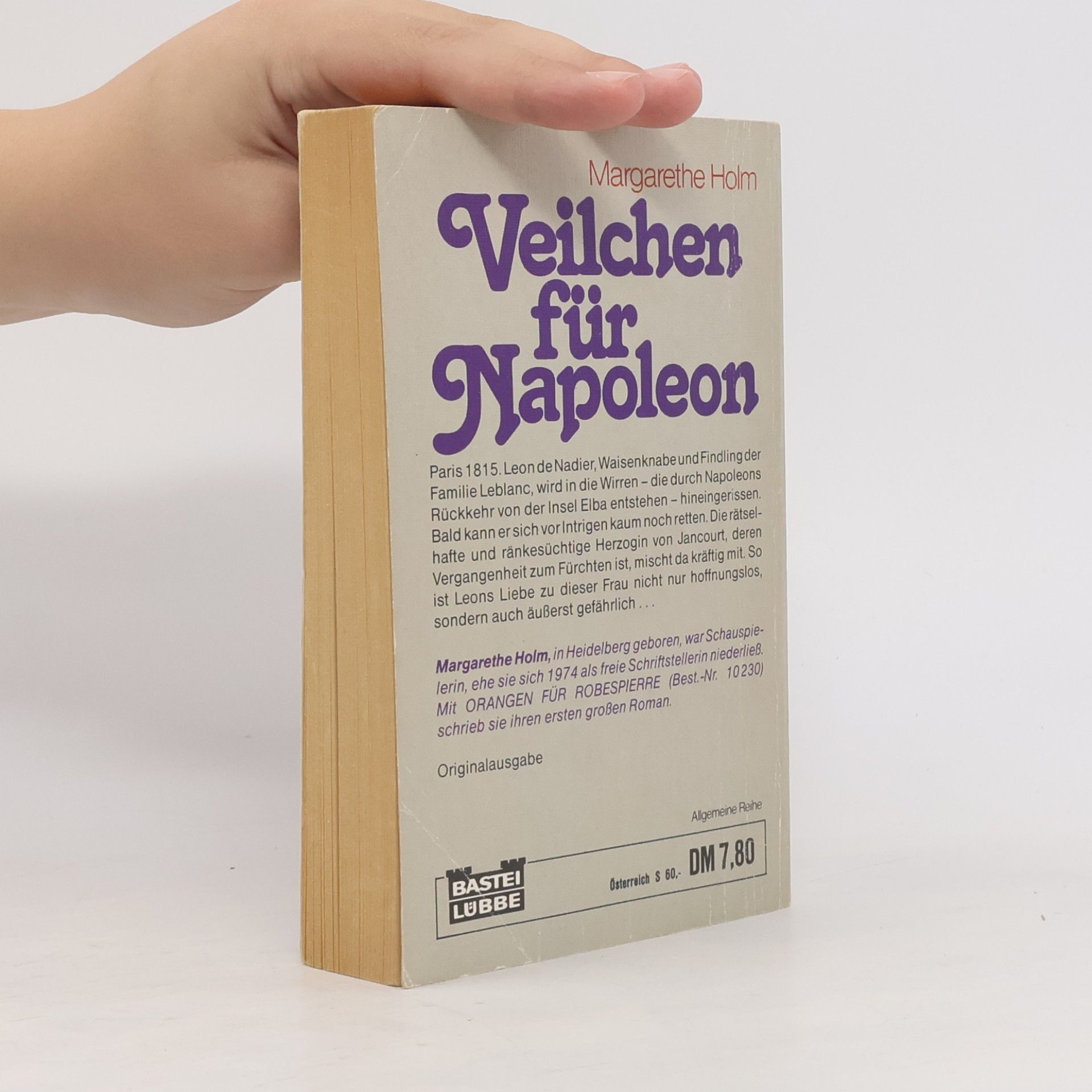 Margarethe Holm Veilchen für Napoleon
