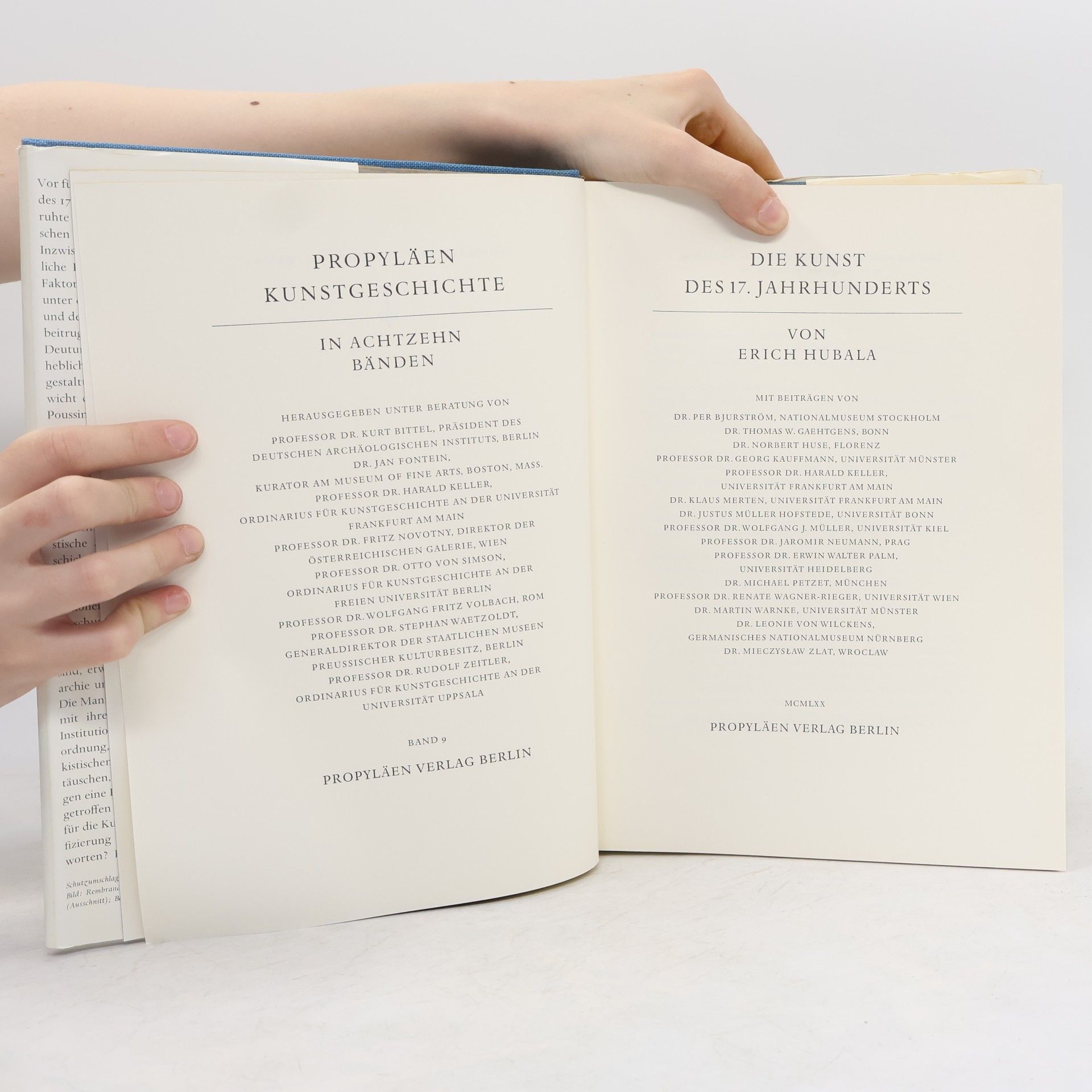 Erich Hubala Propyläen Kunst Geschichte 9. Die Kunst des 17. Jahrhunderts