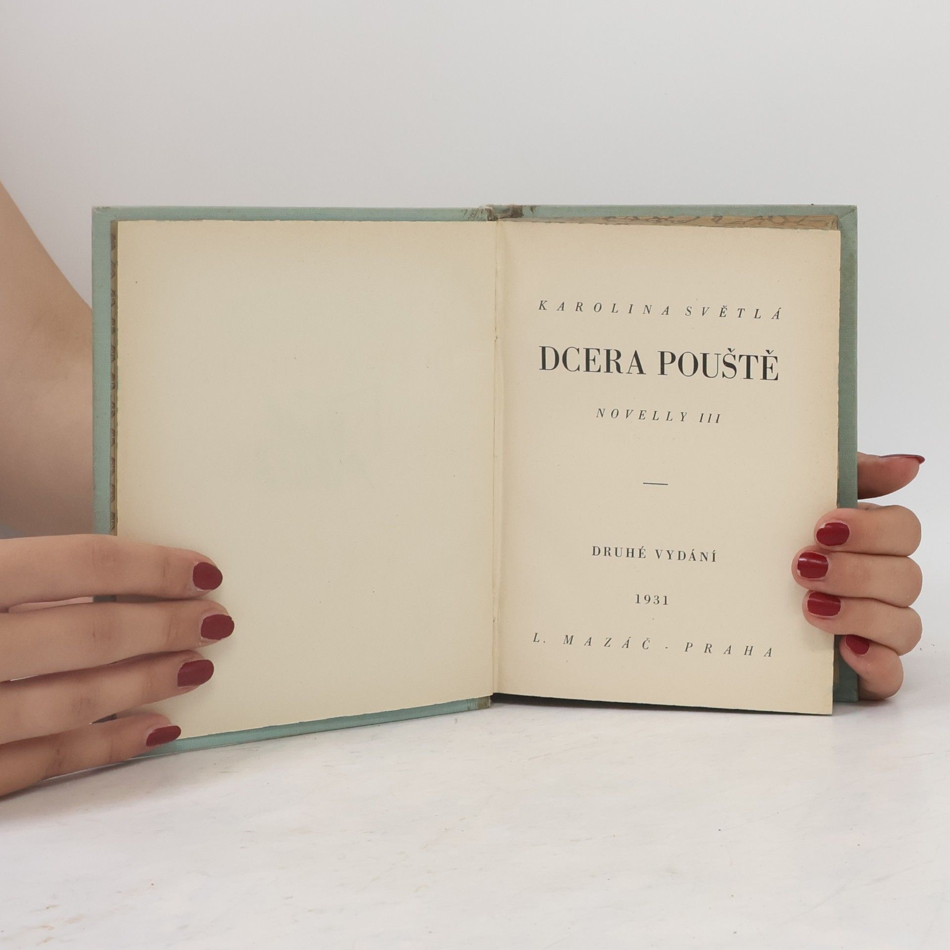 Karolina Světlá Dcera pouště