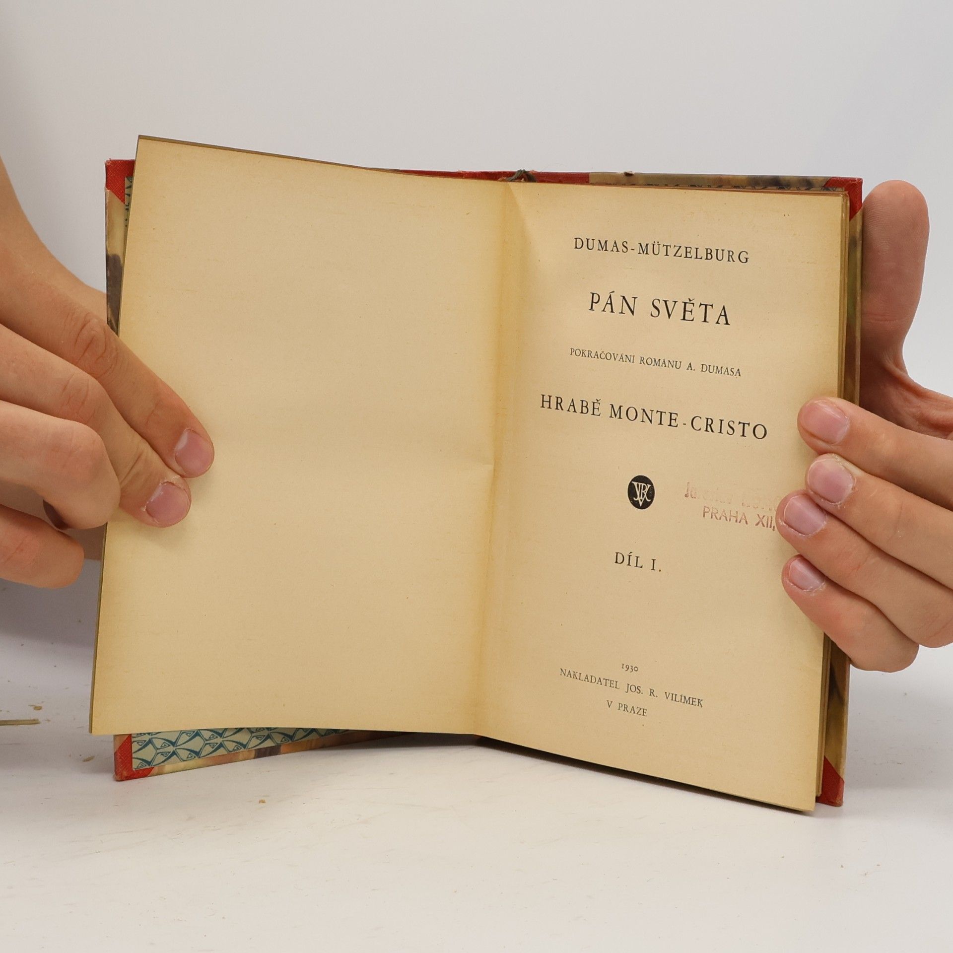 Alexandre Dumas Pán světa I.
