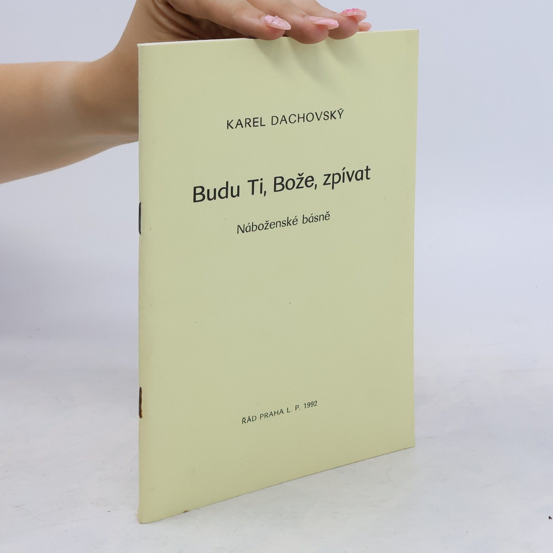 Budu Ti, Bože, zpívat