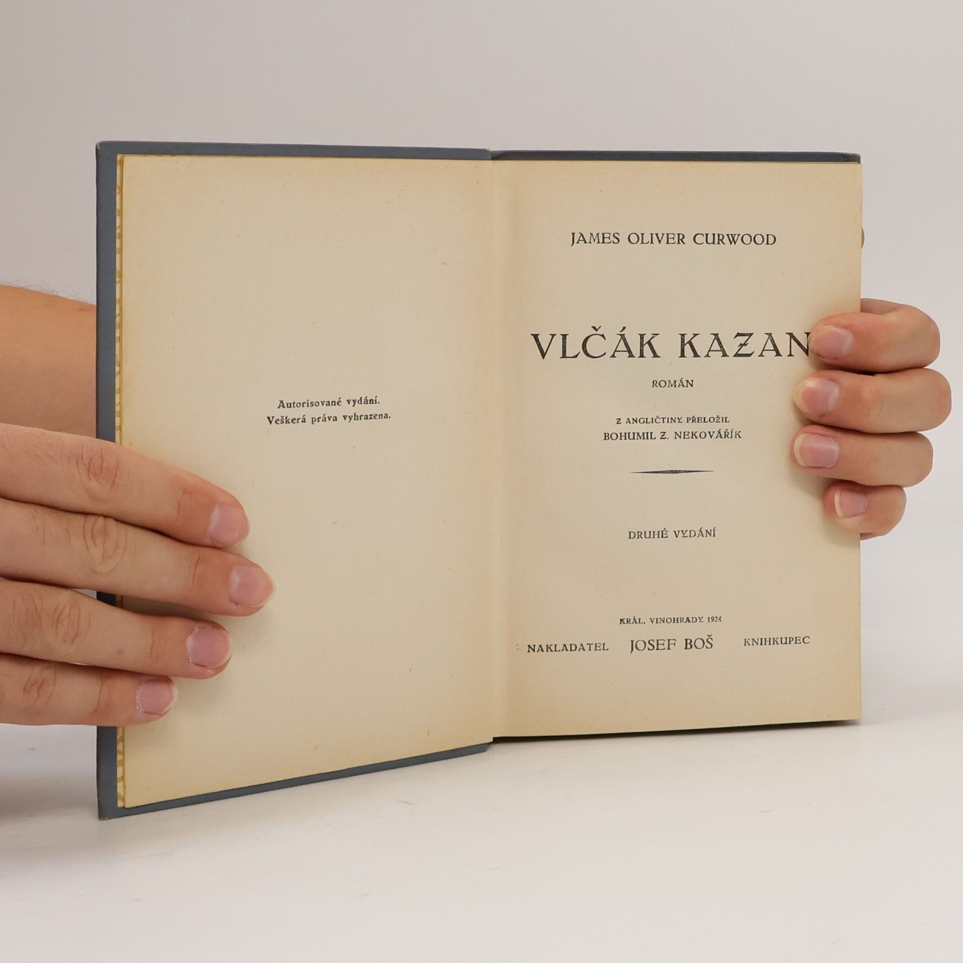 James Oliver Curwood Vlčák Kazan