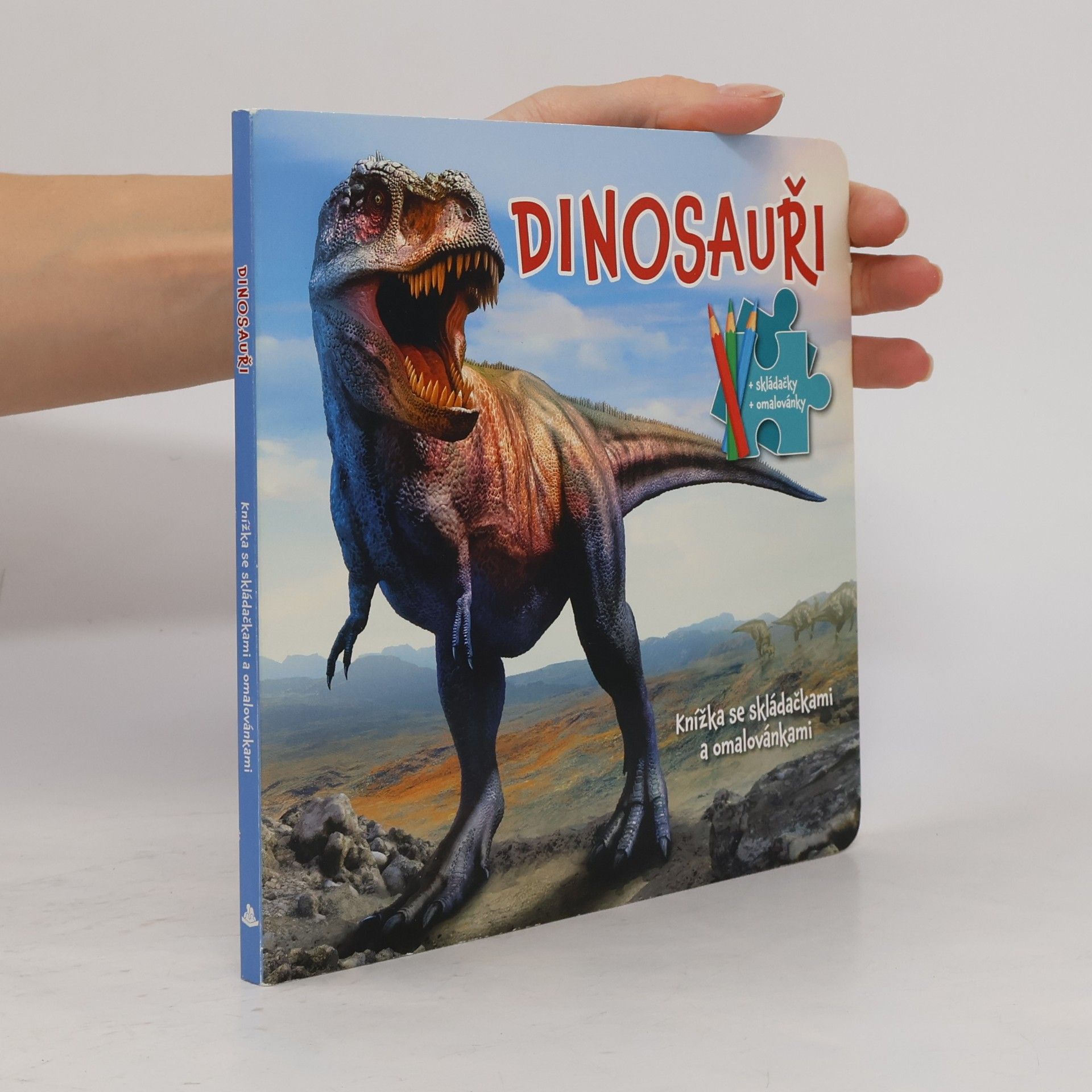 Dinosauři : knížka se skládačkami a omalovánkami