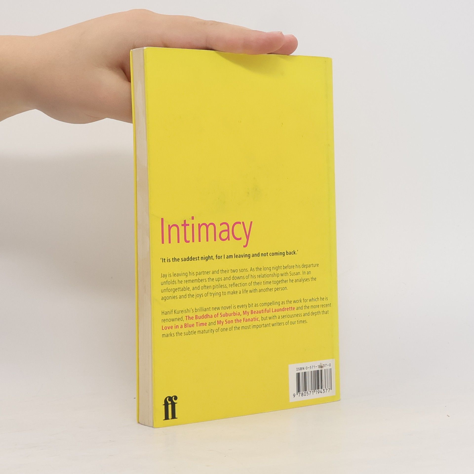 Hanif Kureishi Intimacy