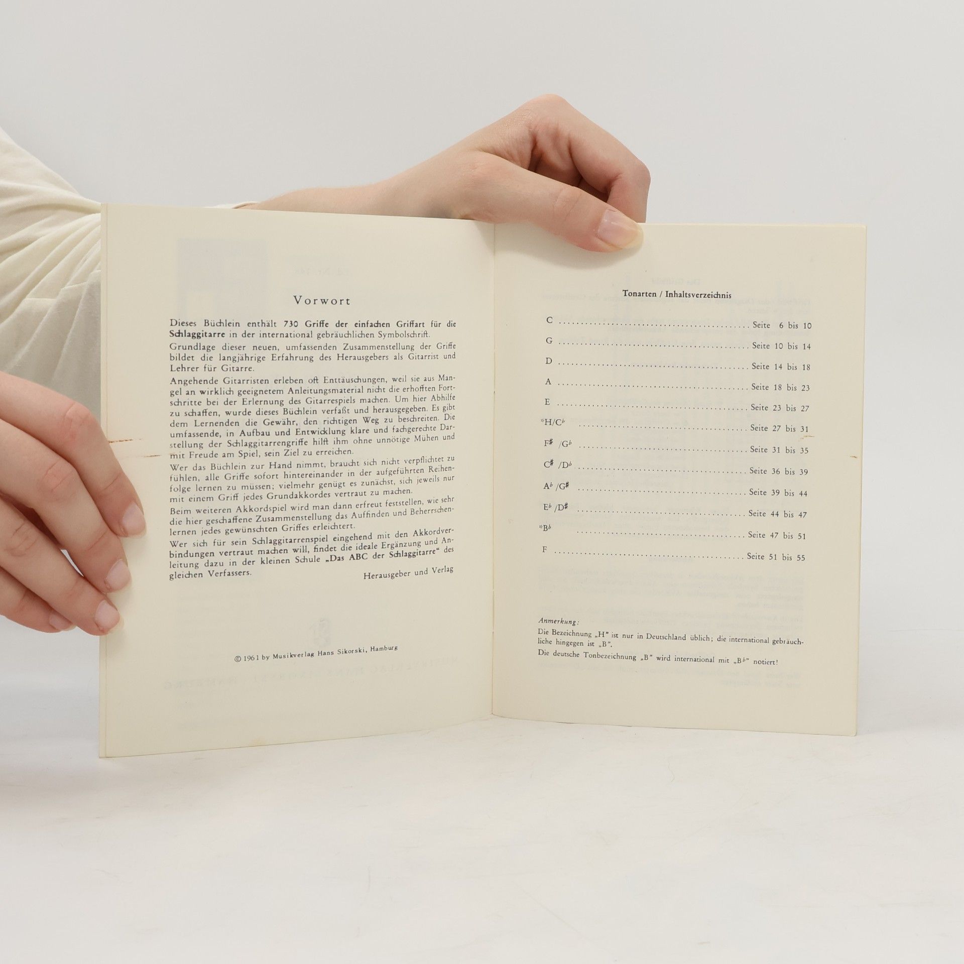 Friedrich Stoppa 700 Griffe für die Schlaggitarre