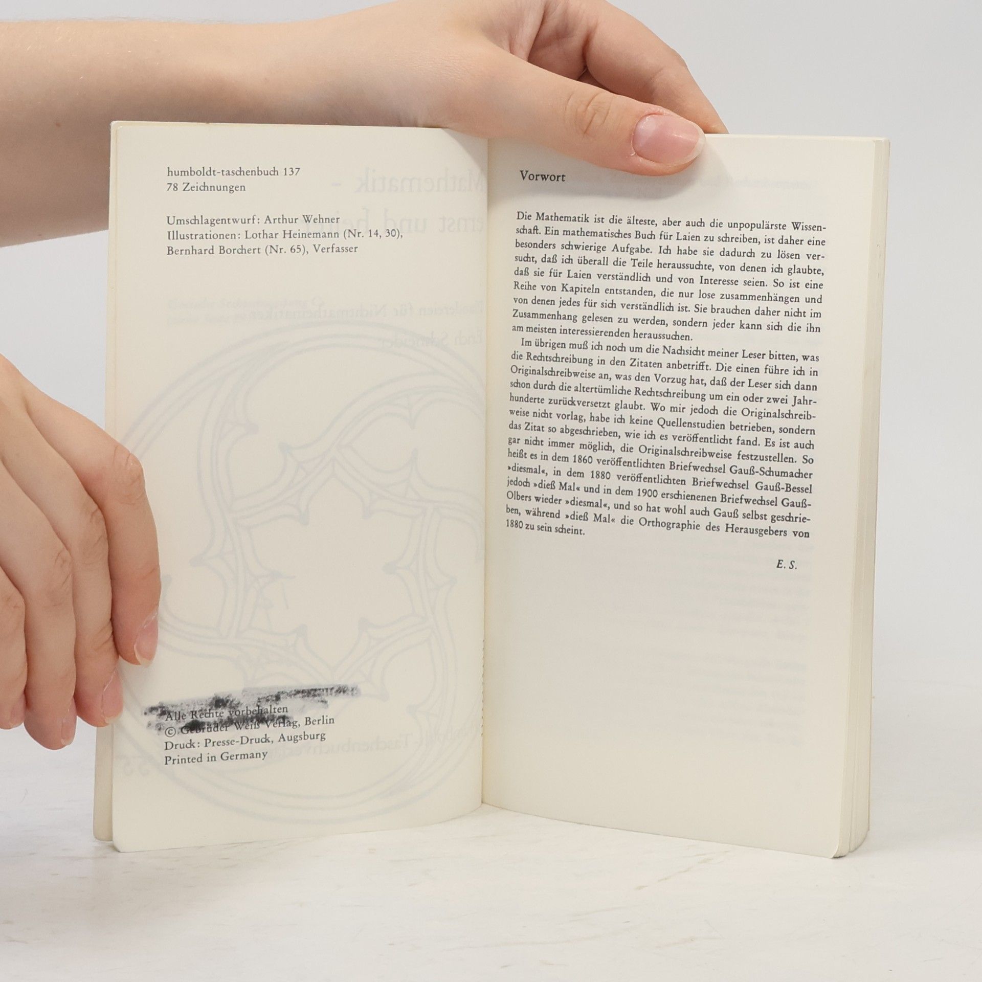 Erich Schneider Mathematik ernst und heiter
