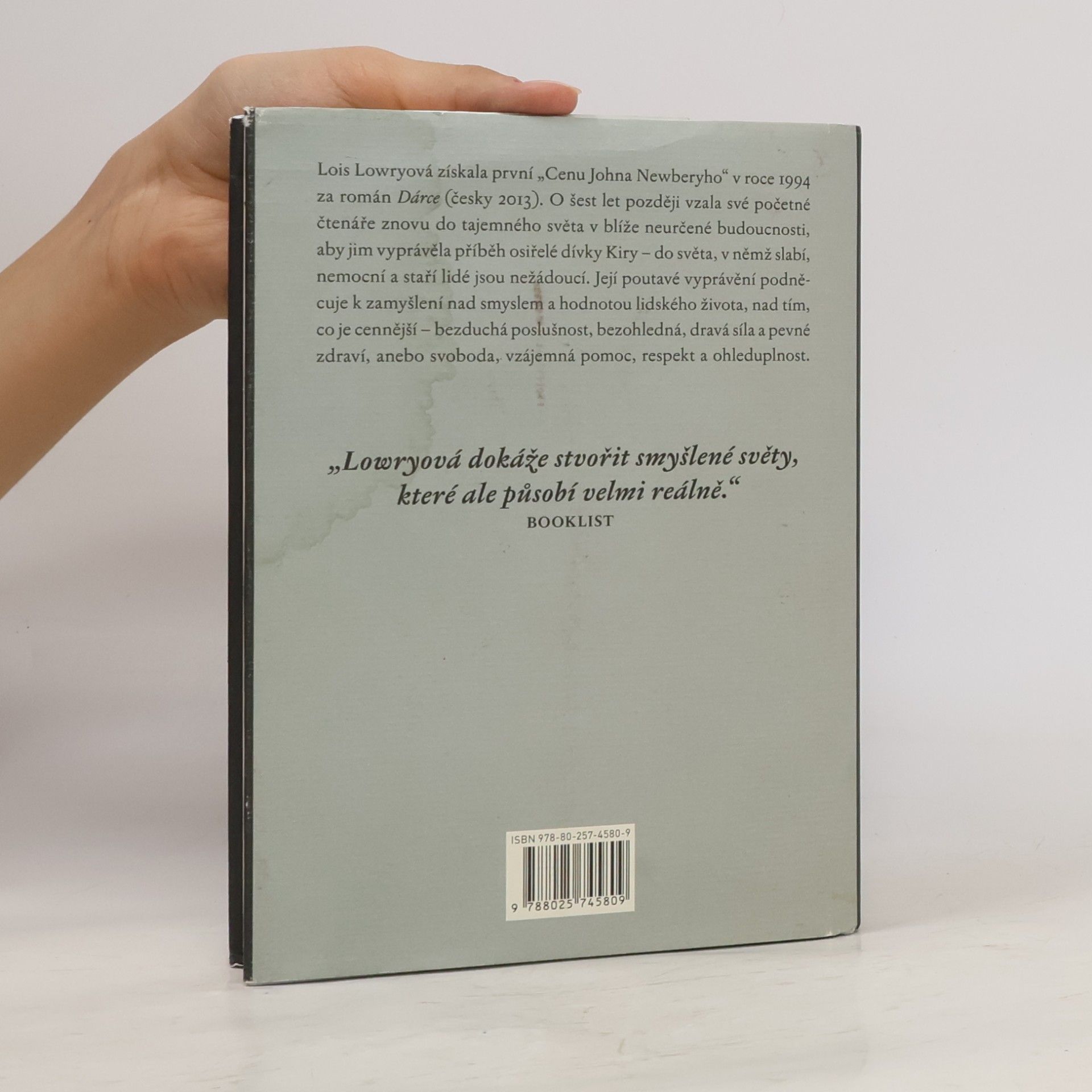 Lois Lowry Hledání modré