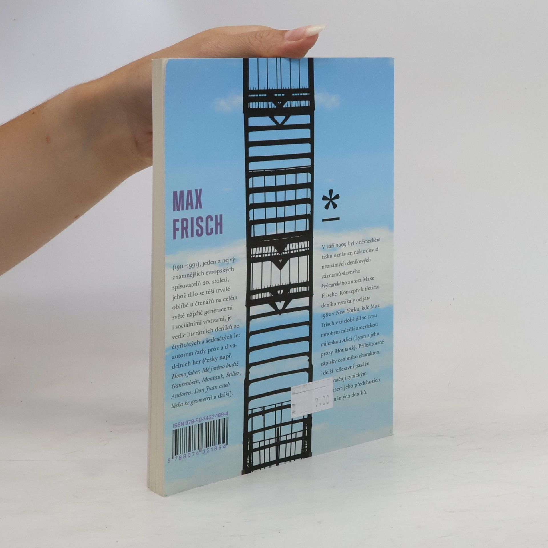 Max Frisch Třetí deník: Skici / 1982