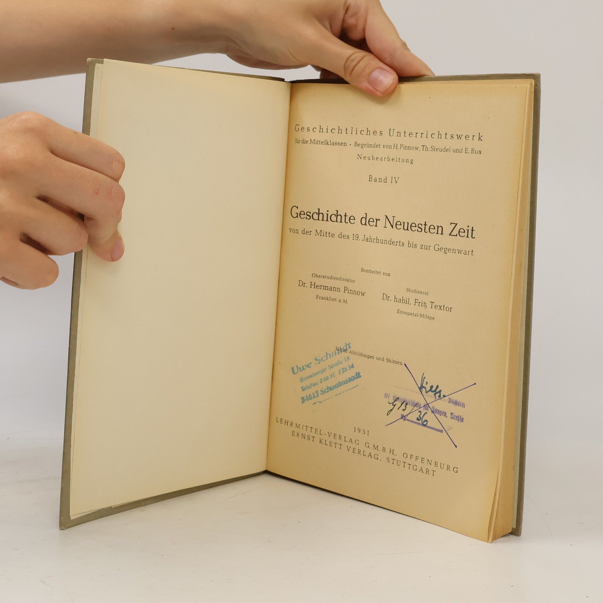 Hermann Pinnow Geschichte der neuesten Zeit