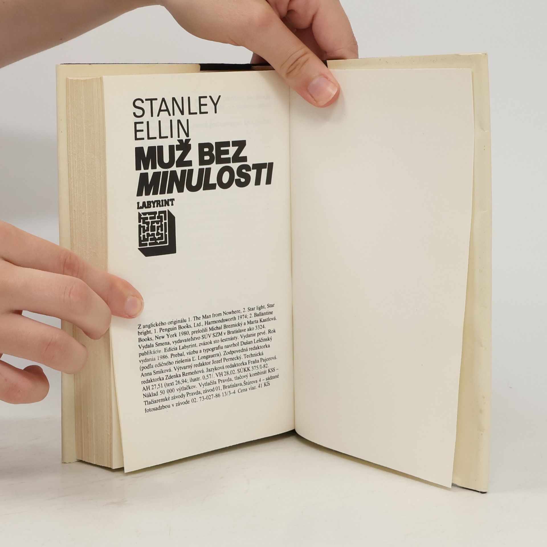 Stanley Ellin Muž bez minulosti