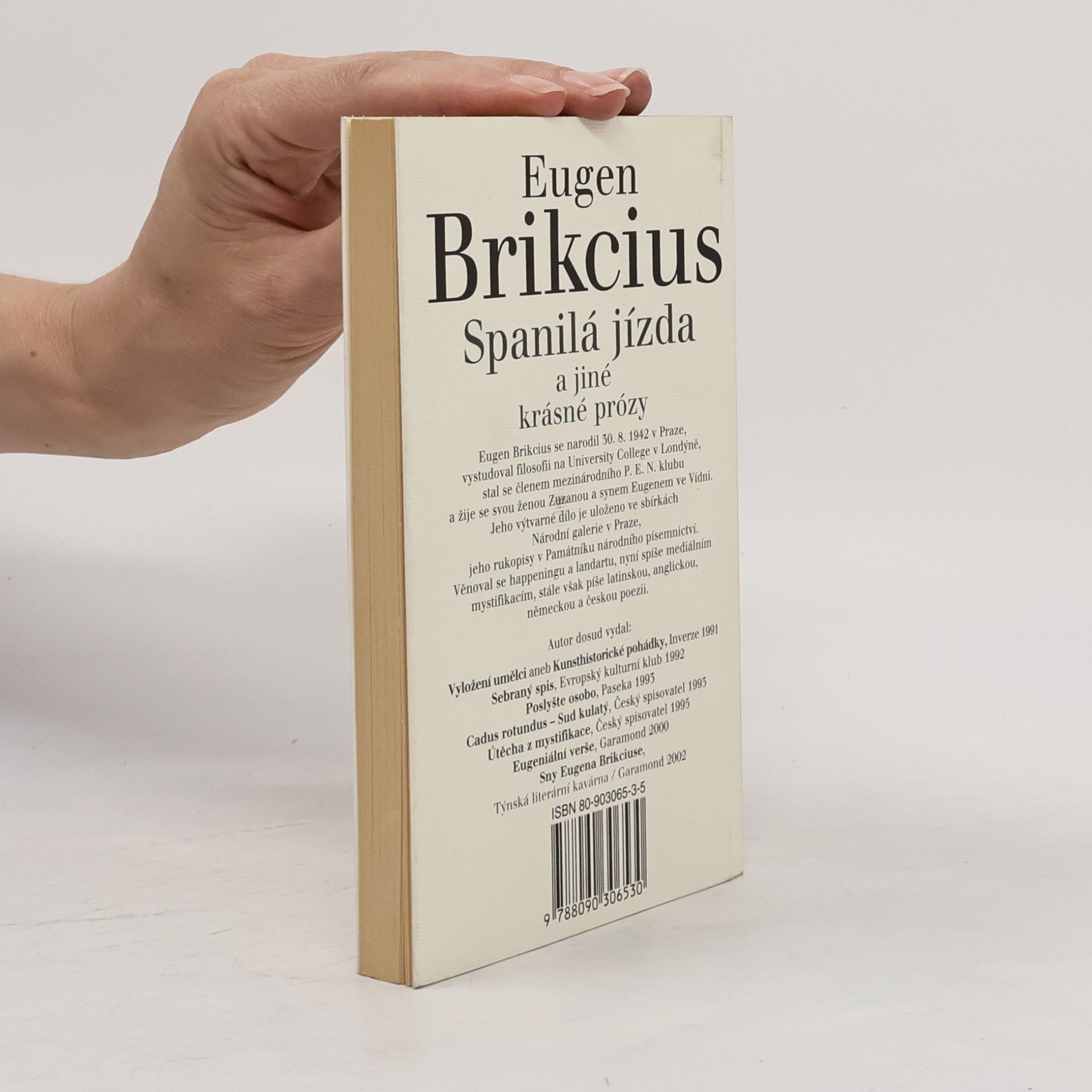 Eugen Brikcius Spanilá jízda a jiné krásné prózy
