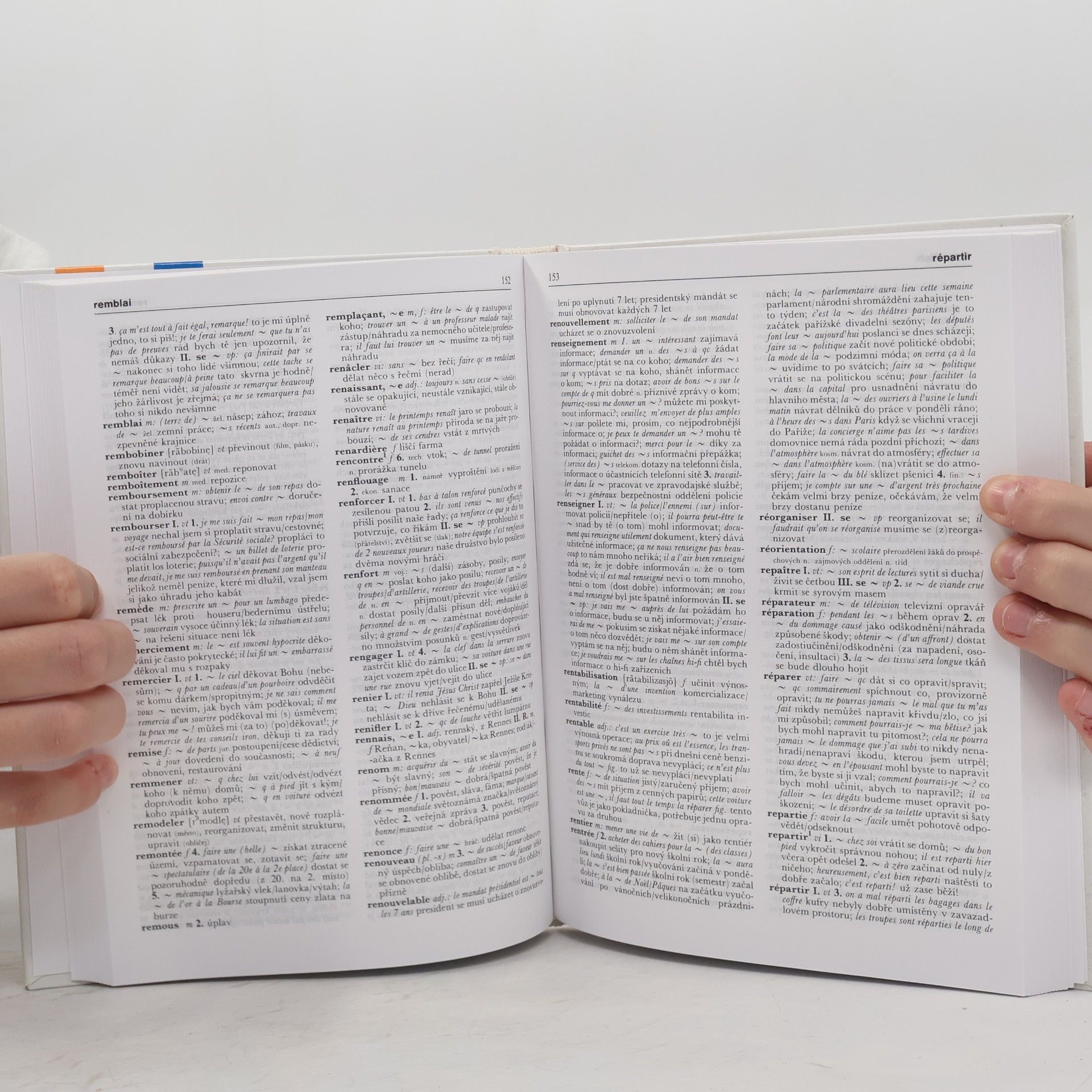 Autores varios Velký francouzsko-český slovník. Dodatky