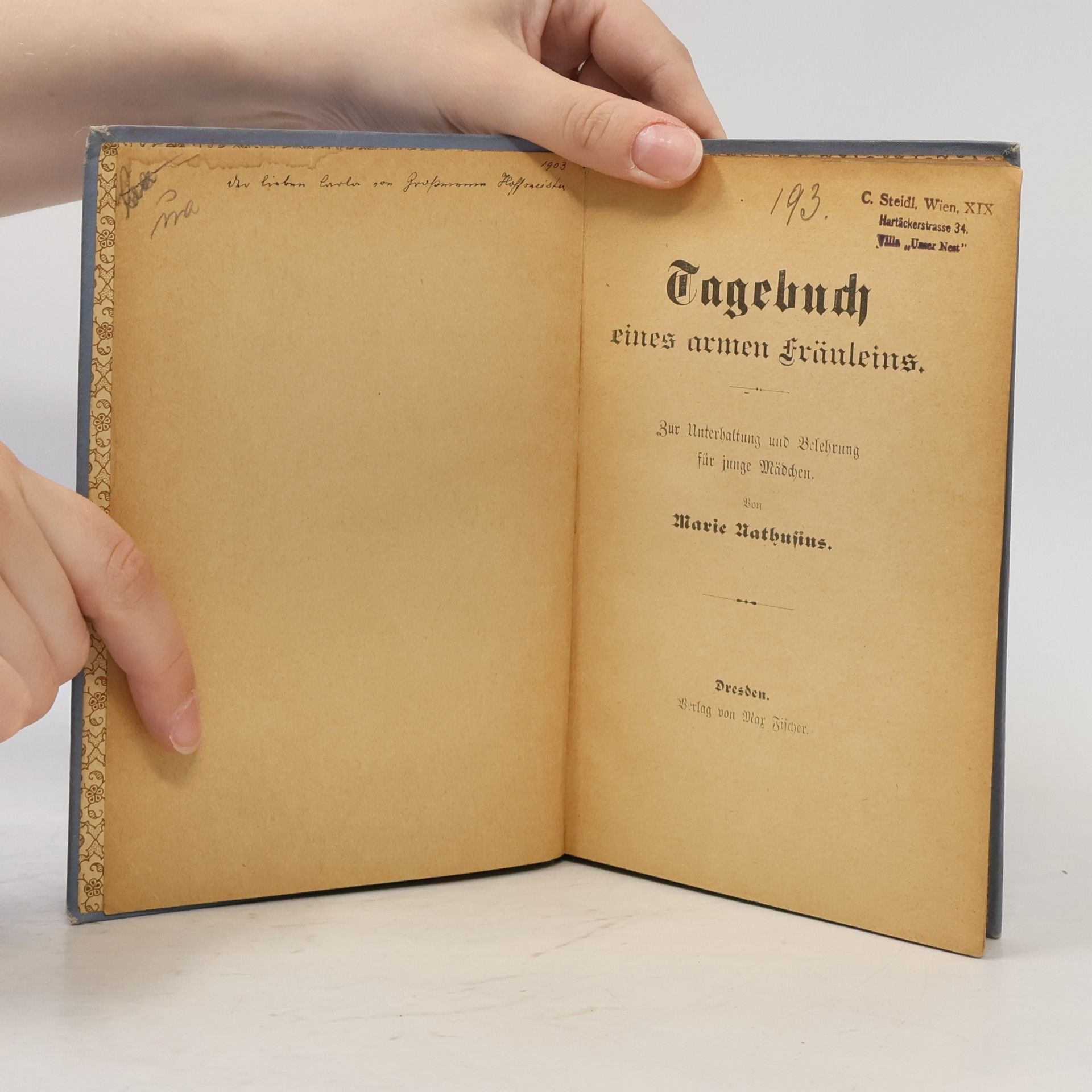 Marie Nathusius Tagebuch eines armen Fräuleins