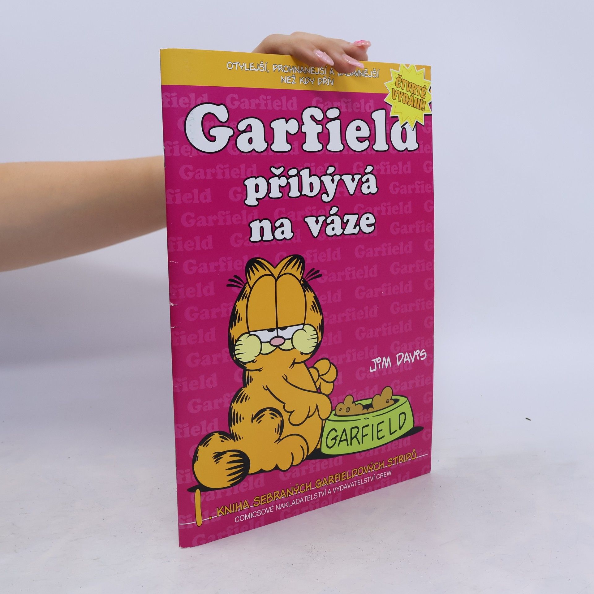 Jim Davis Garfield přibývá na váze