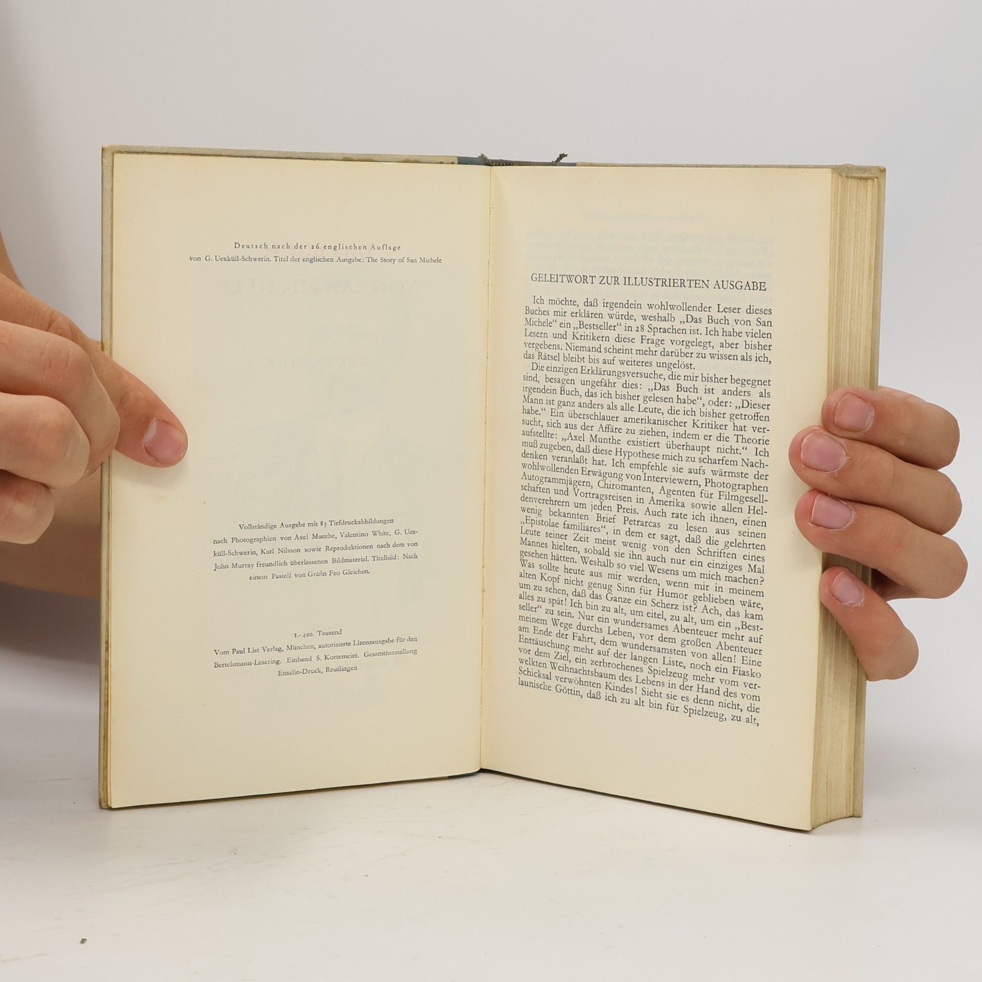 Axel Munthe Das Buch von San Michele