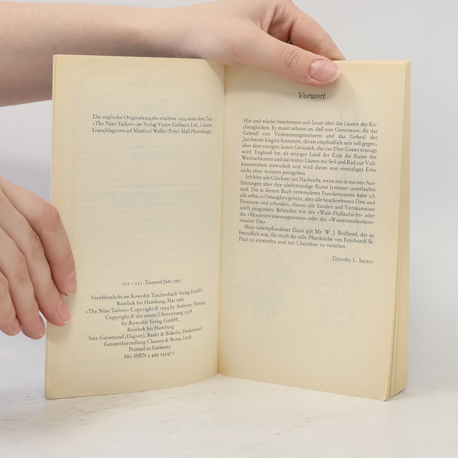 Dorothy Leigh Sayers Der Glocken Schlag