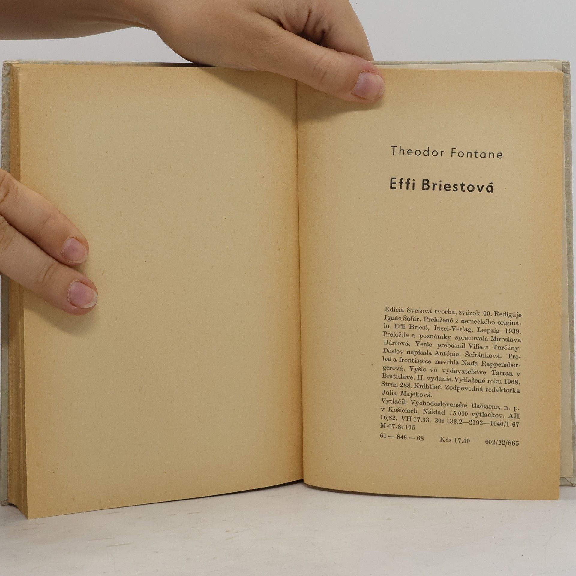 Theodor Fontane Effi Briestová