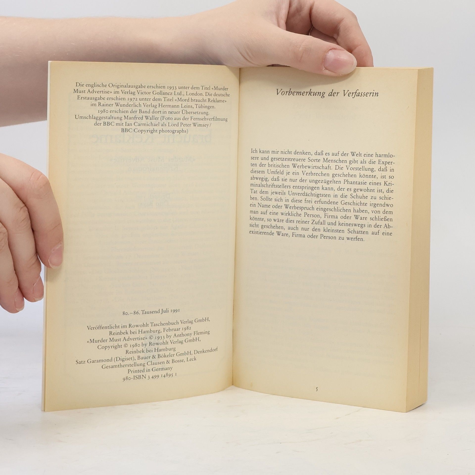 Dorothy L. Sayers Mord braucht Reklame