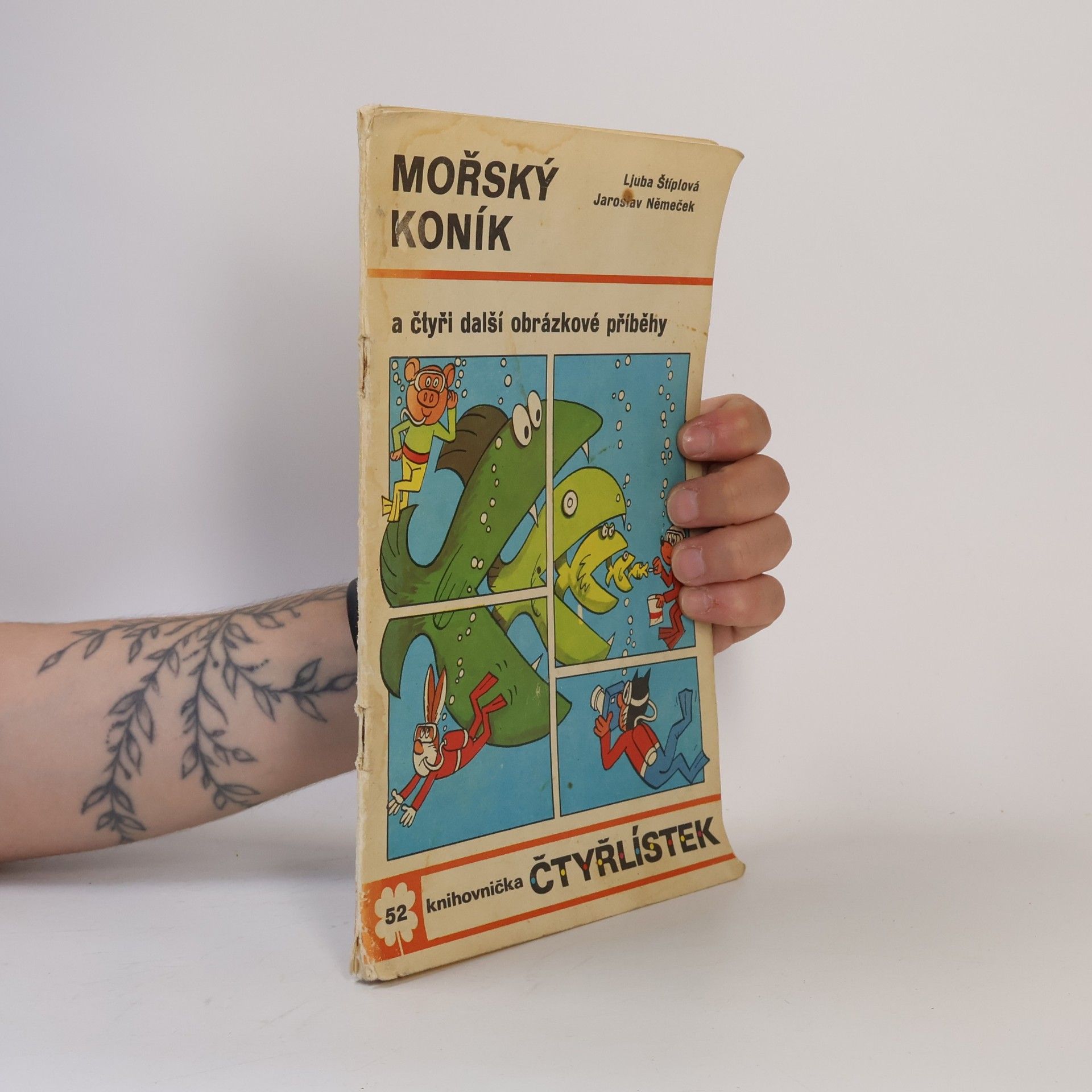 Ljuba Štíplová Čtyřlístek 52. Mořský koník a čtyři další obrázkové příběhy