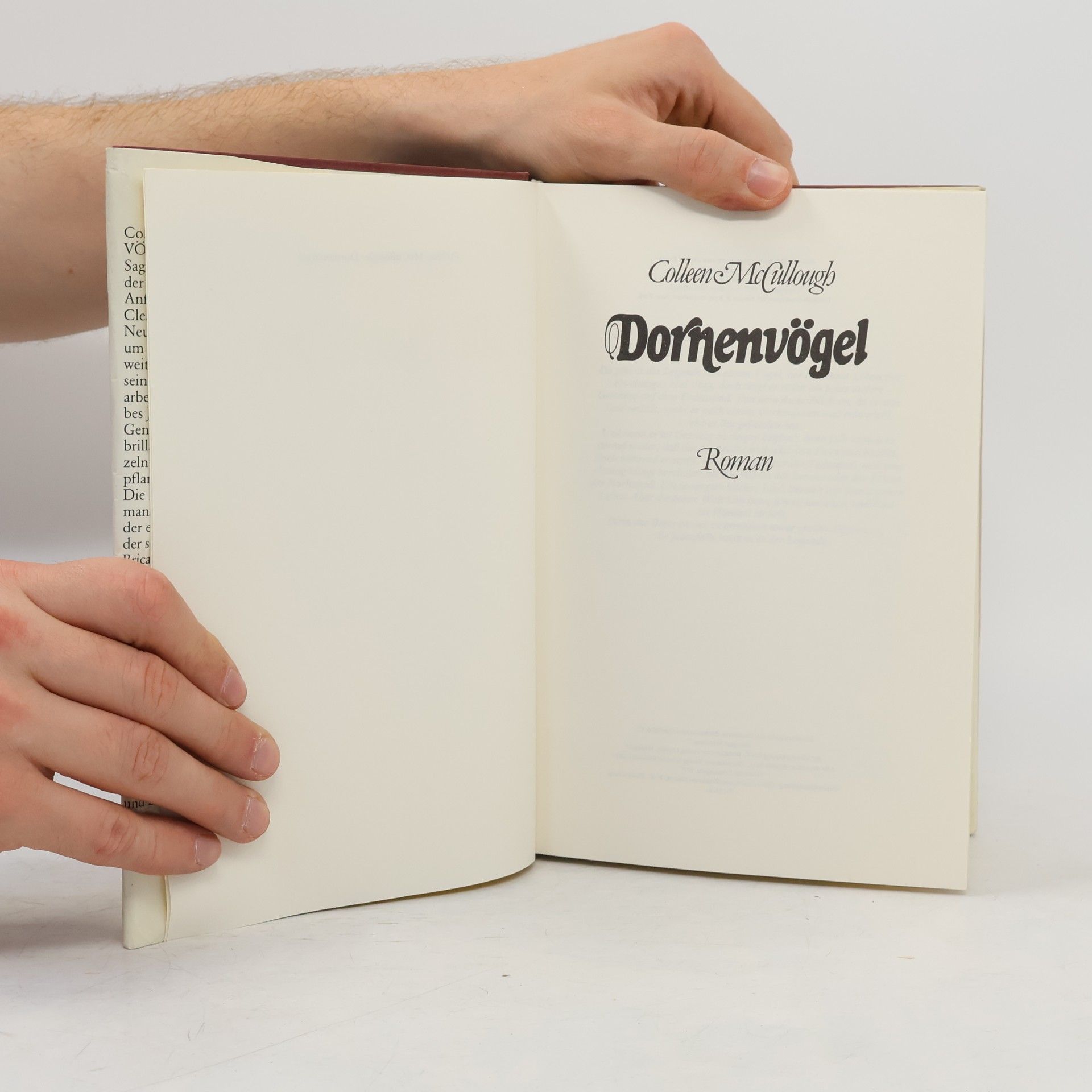 Colleen McCullough Dornen Vögel
