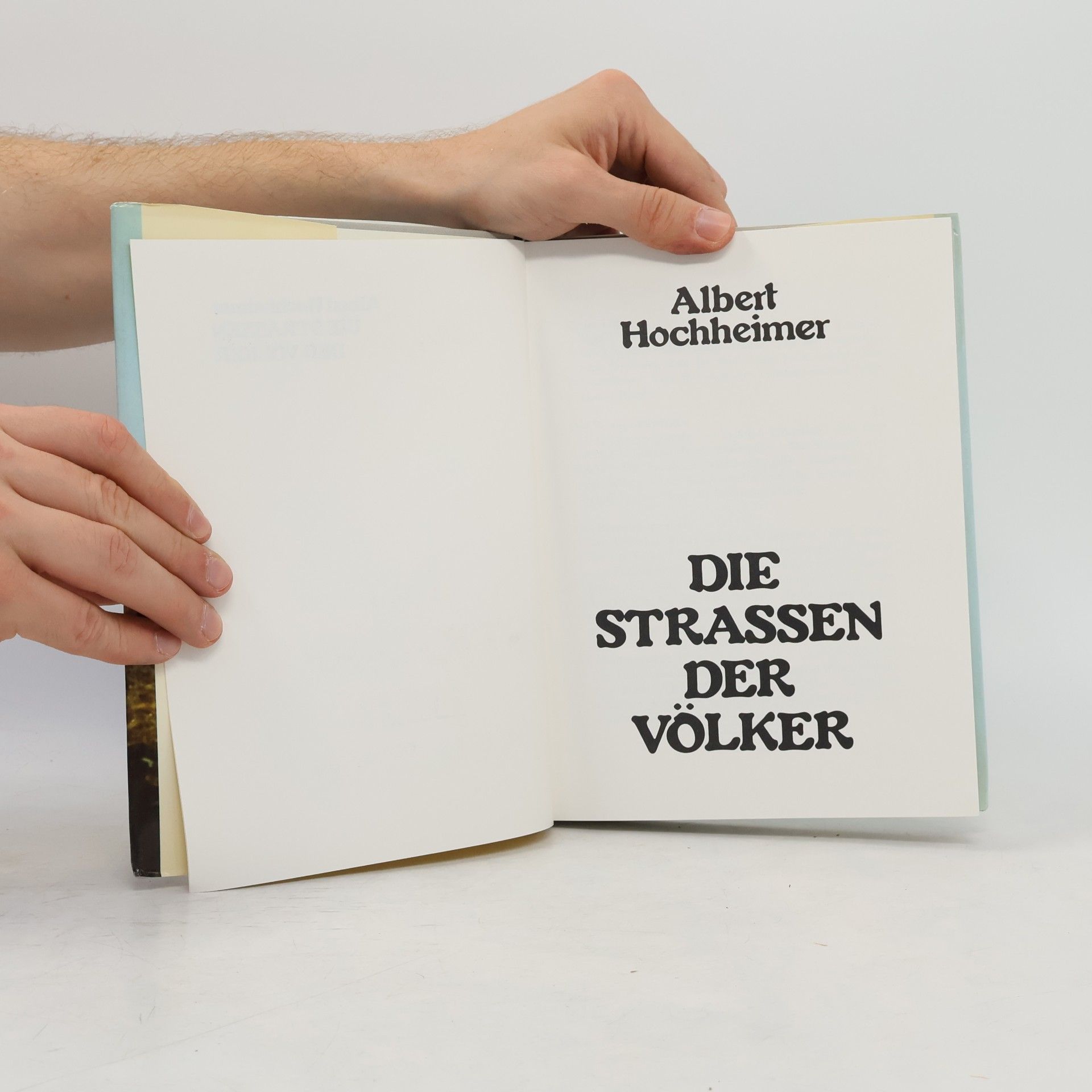 Albert Hochheimer Die Strassen der Völker
